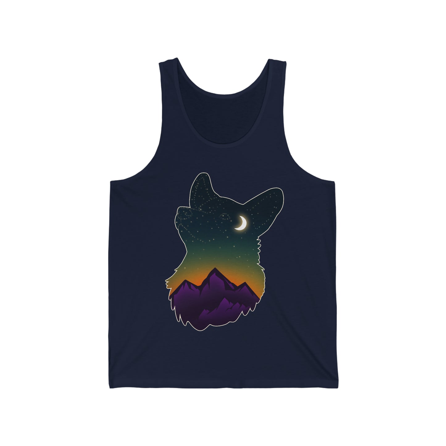 Tank top - Unisex - Constellation corgi