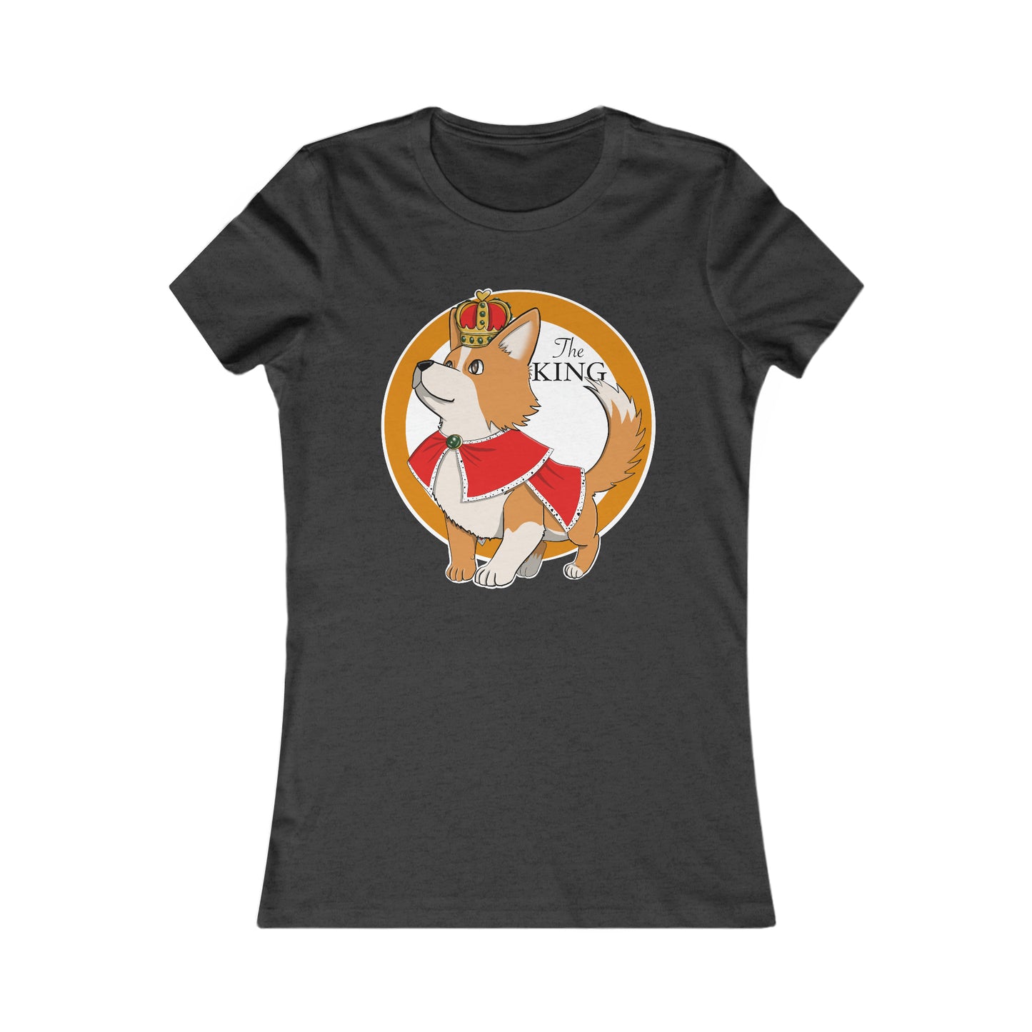 Women's t-shirt - King corgi