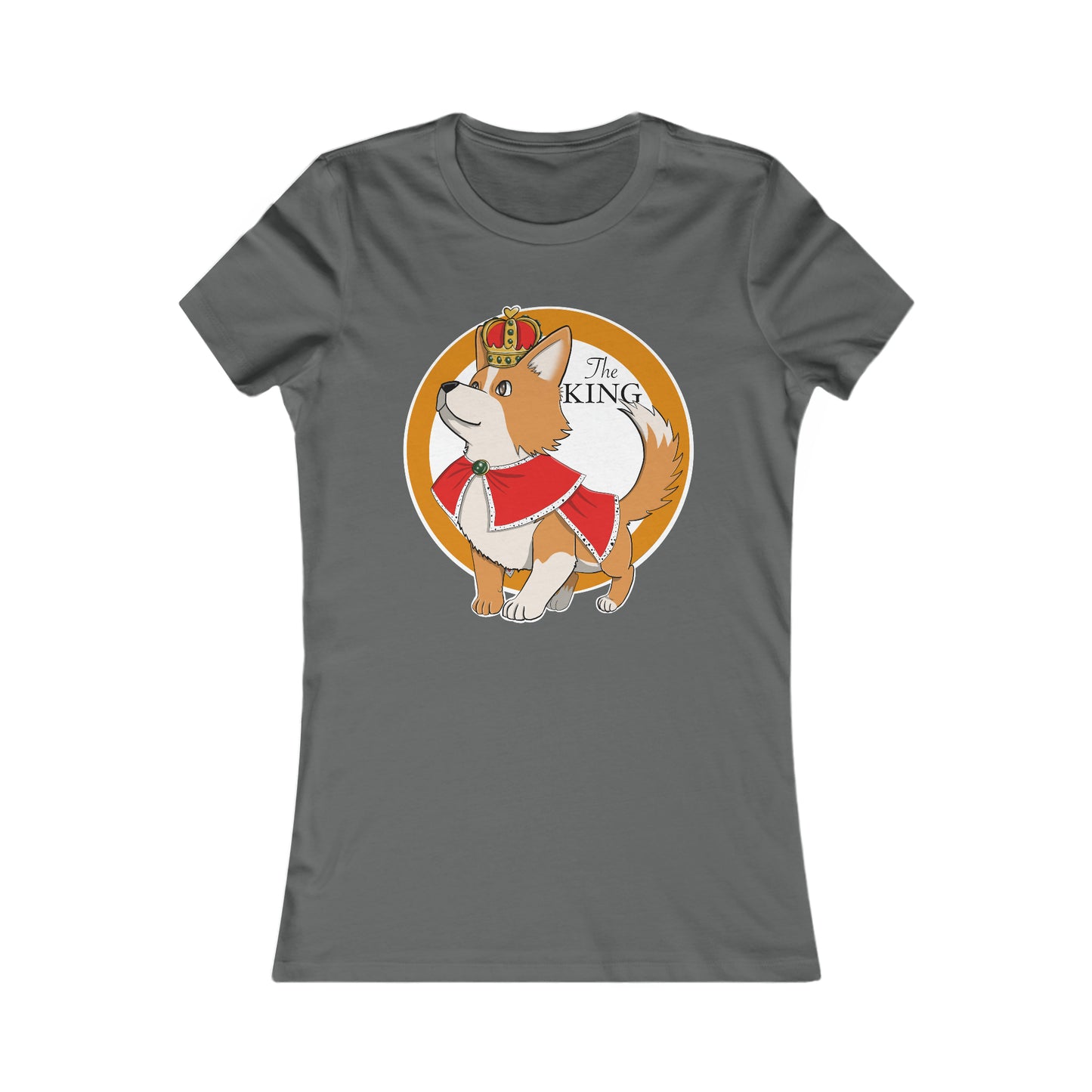 Women's t-shirt - King corgi