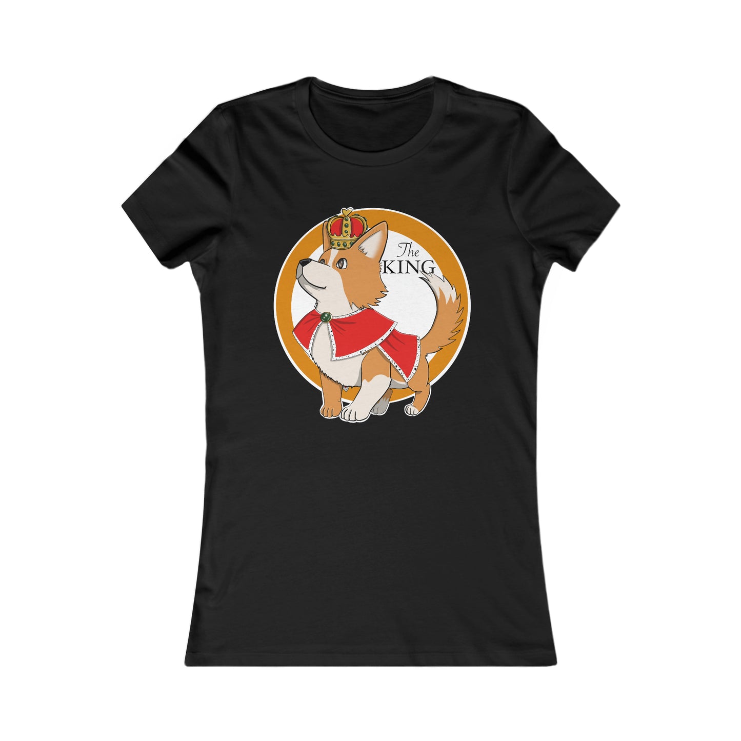 Women's t-shirt - King corgi