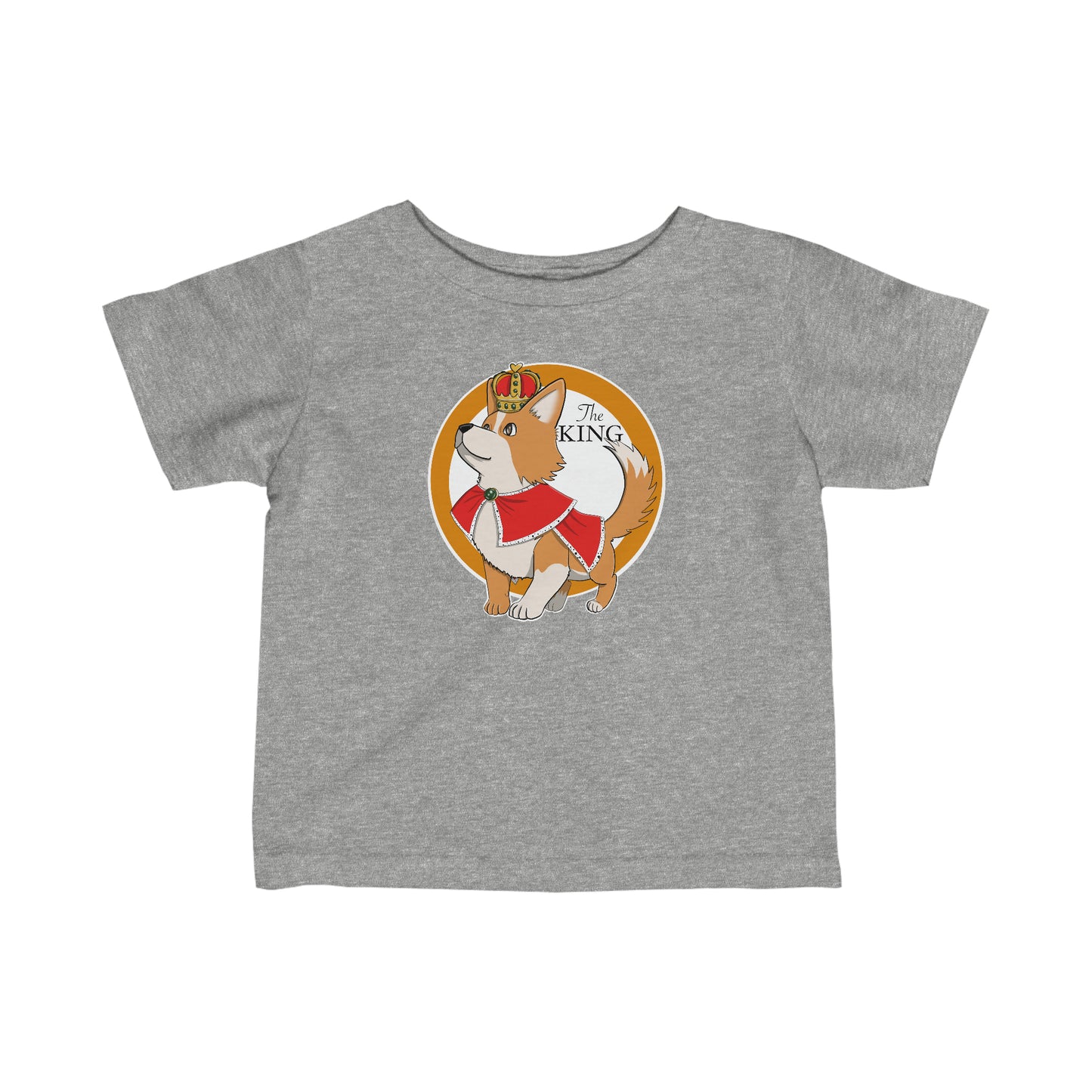 Baby's t-shirt - King corgi