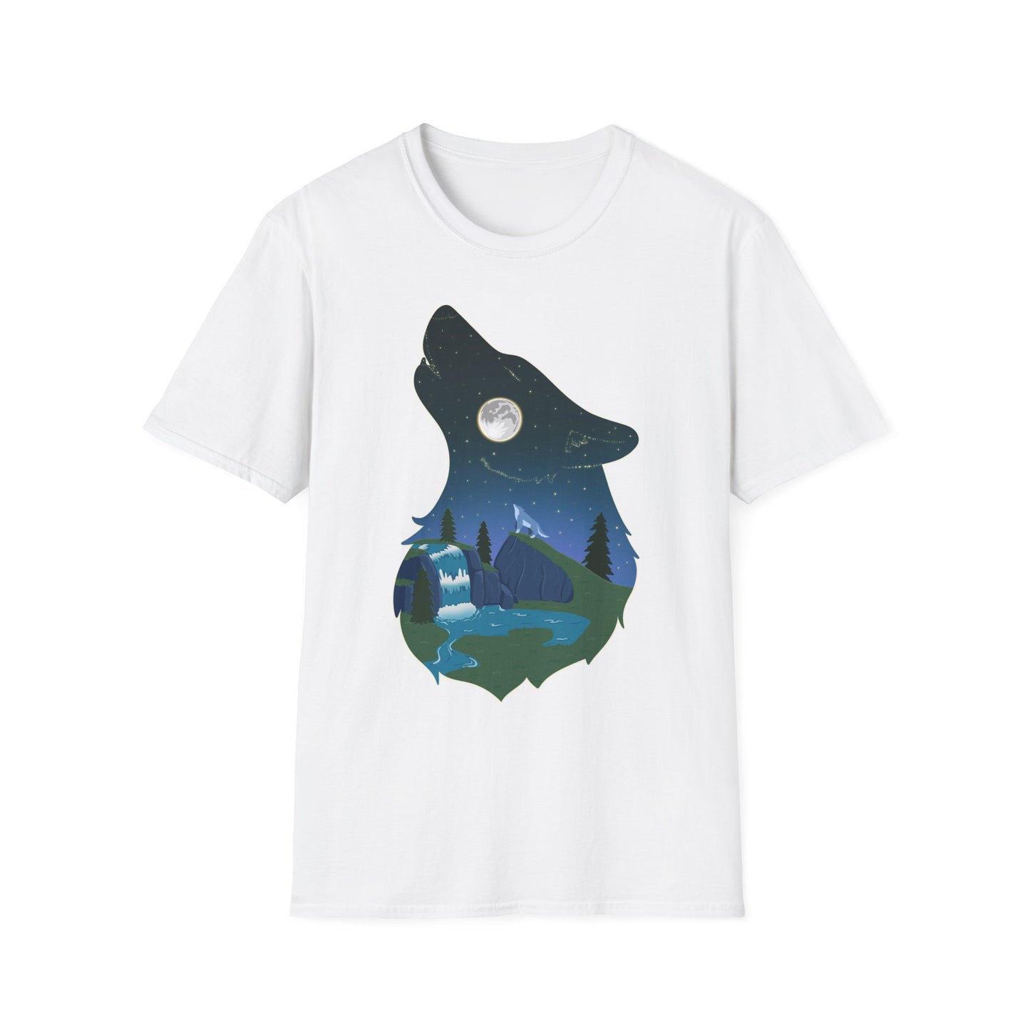 T-shirt - Unisex - Wolf Constellation