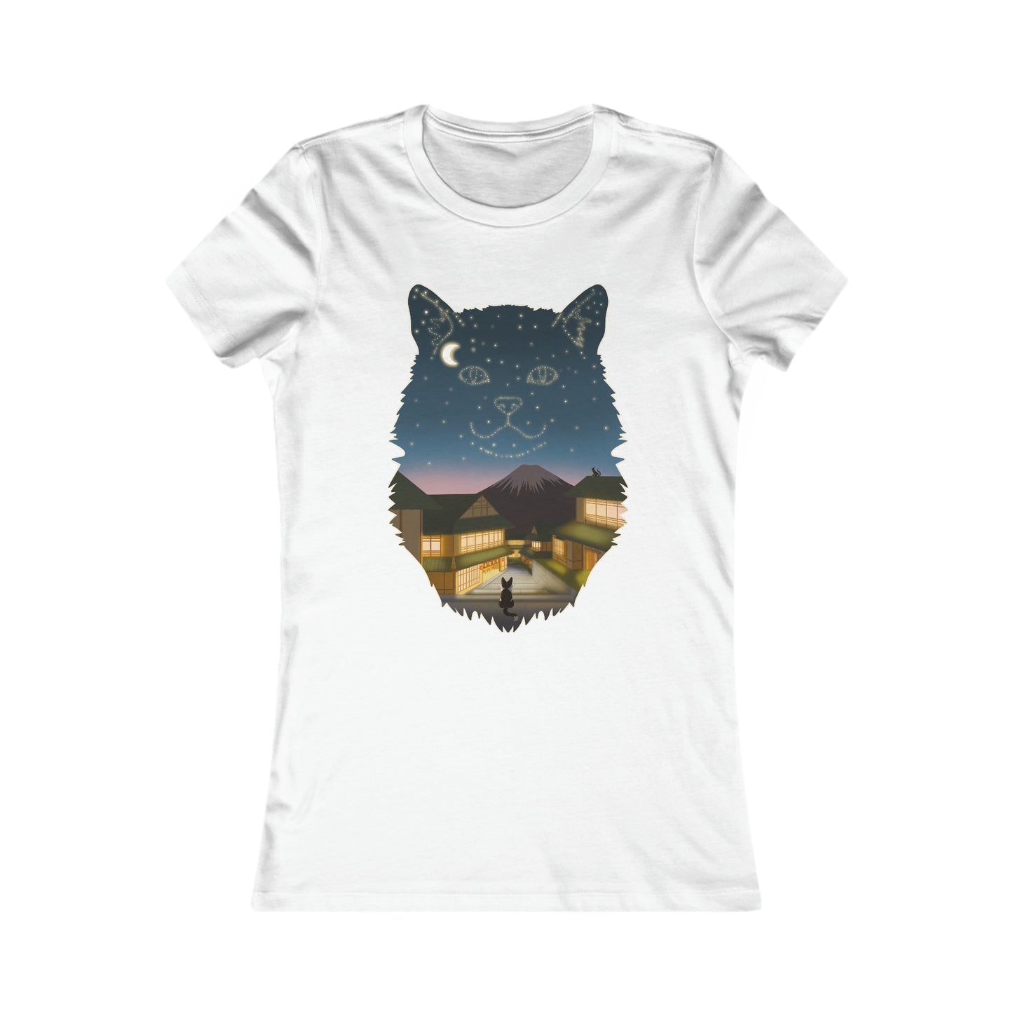 Women's t-shirt - Cat constellation