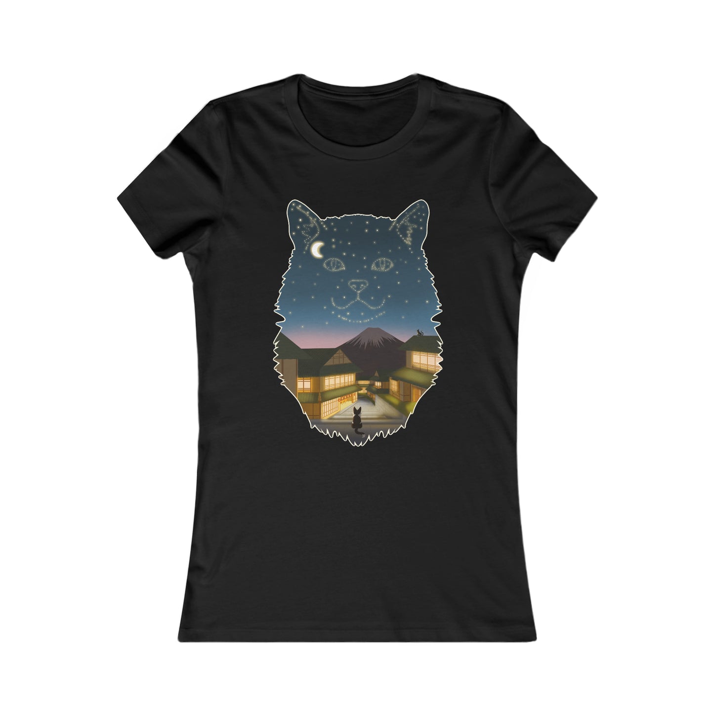 Women's t-shirt - Cat constellation