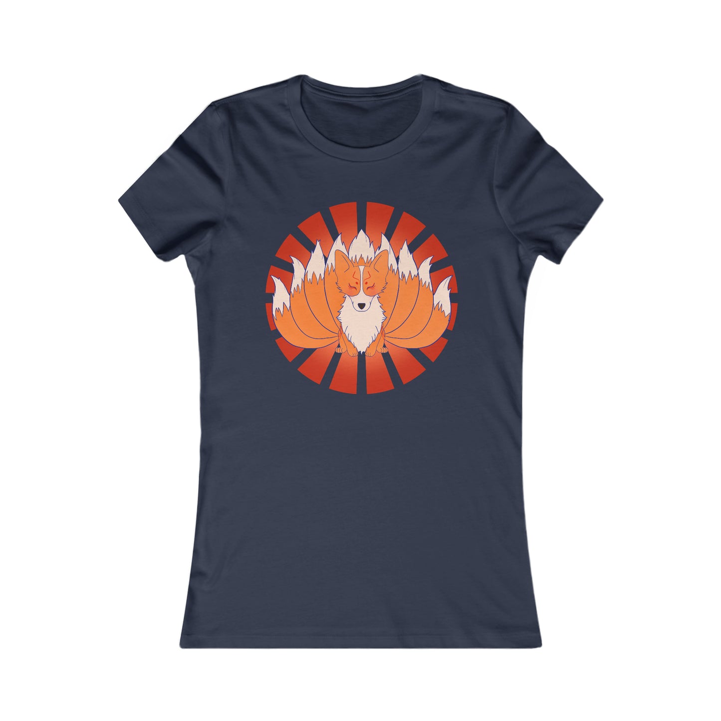 Women's t-shirt - Nine-tailed corgi