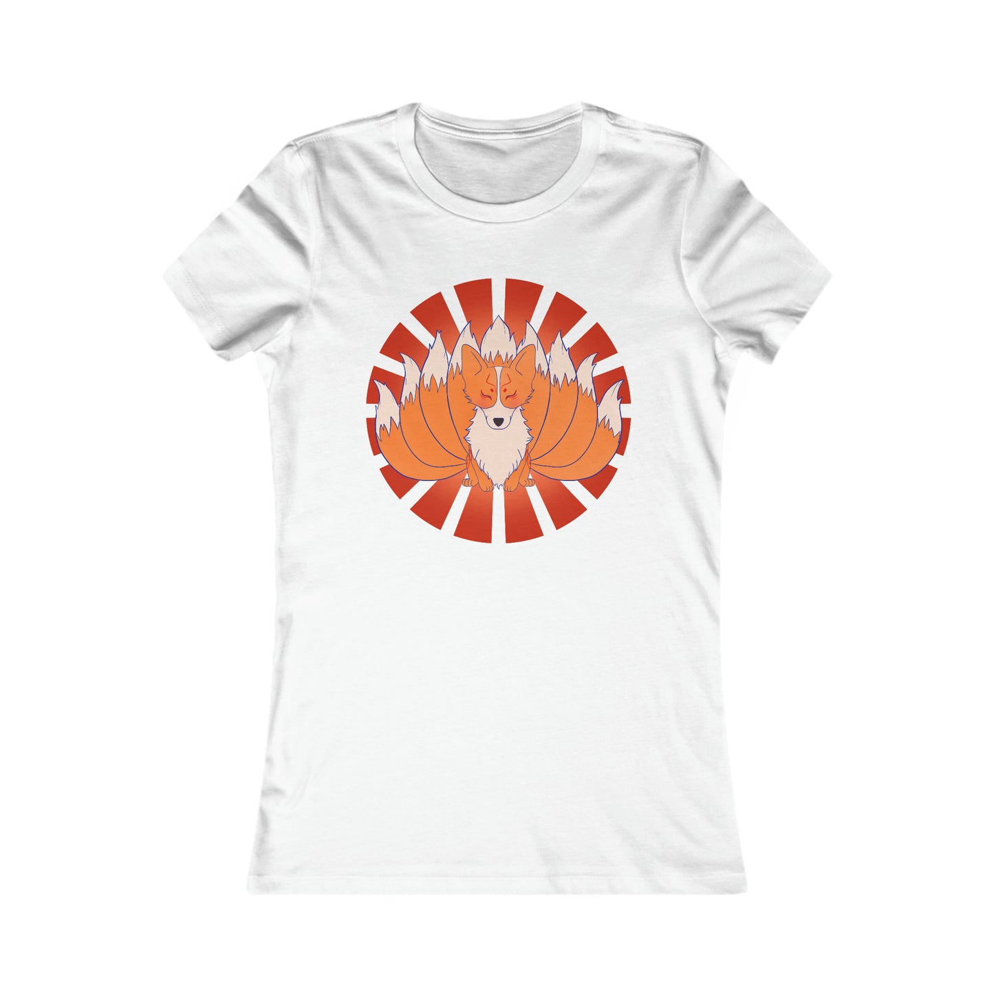 Women's t-shirt - Nine-tailed corgi