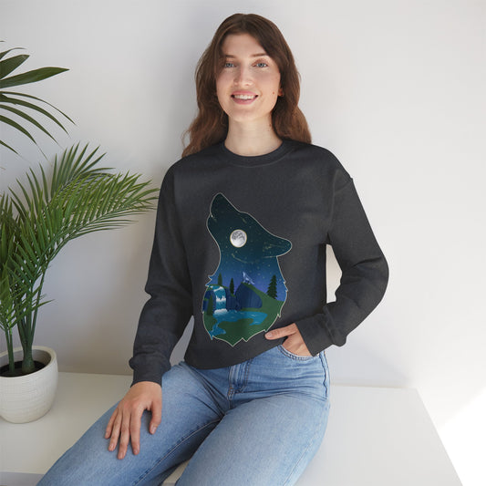 Crewneck - Unisex - Wolf constellation