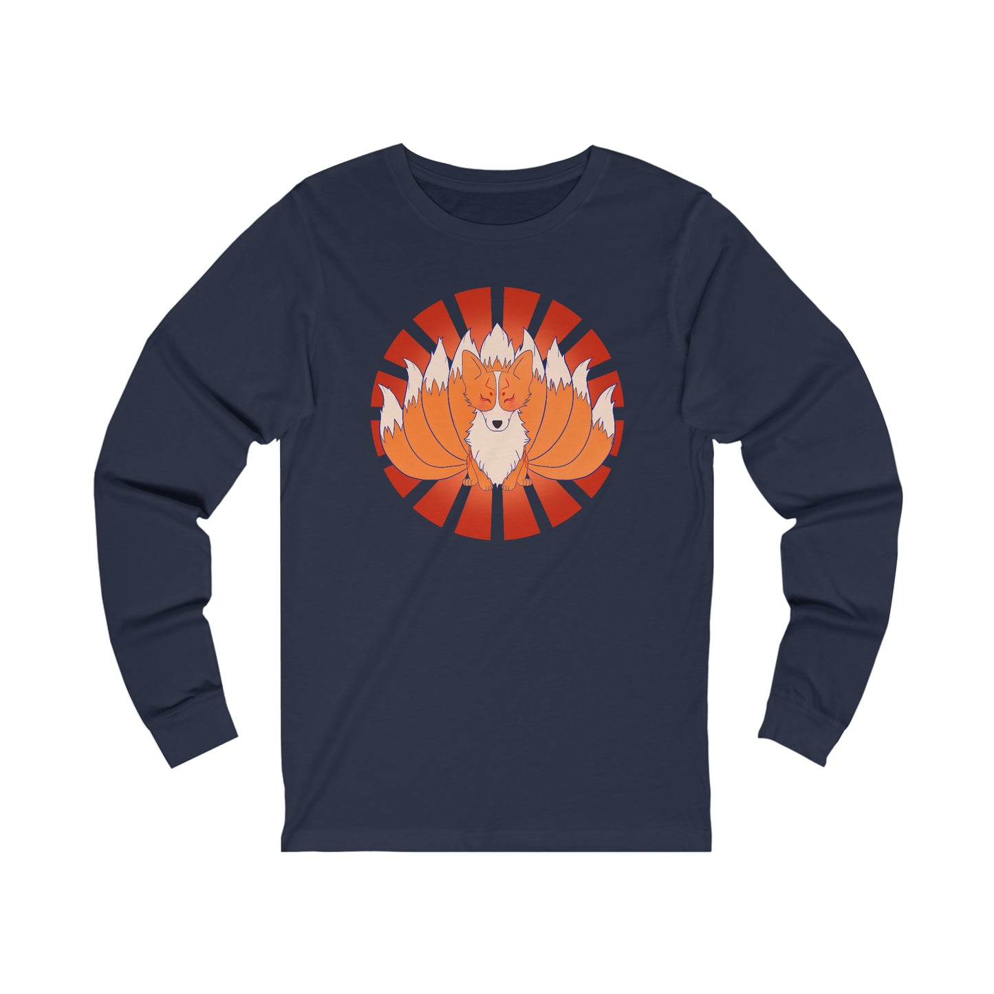 Long-sleeved shirt - Unisex - Nine Tailed Corgi