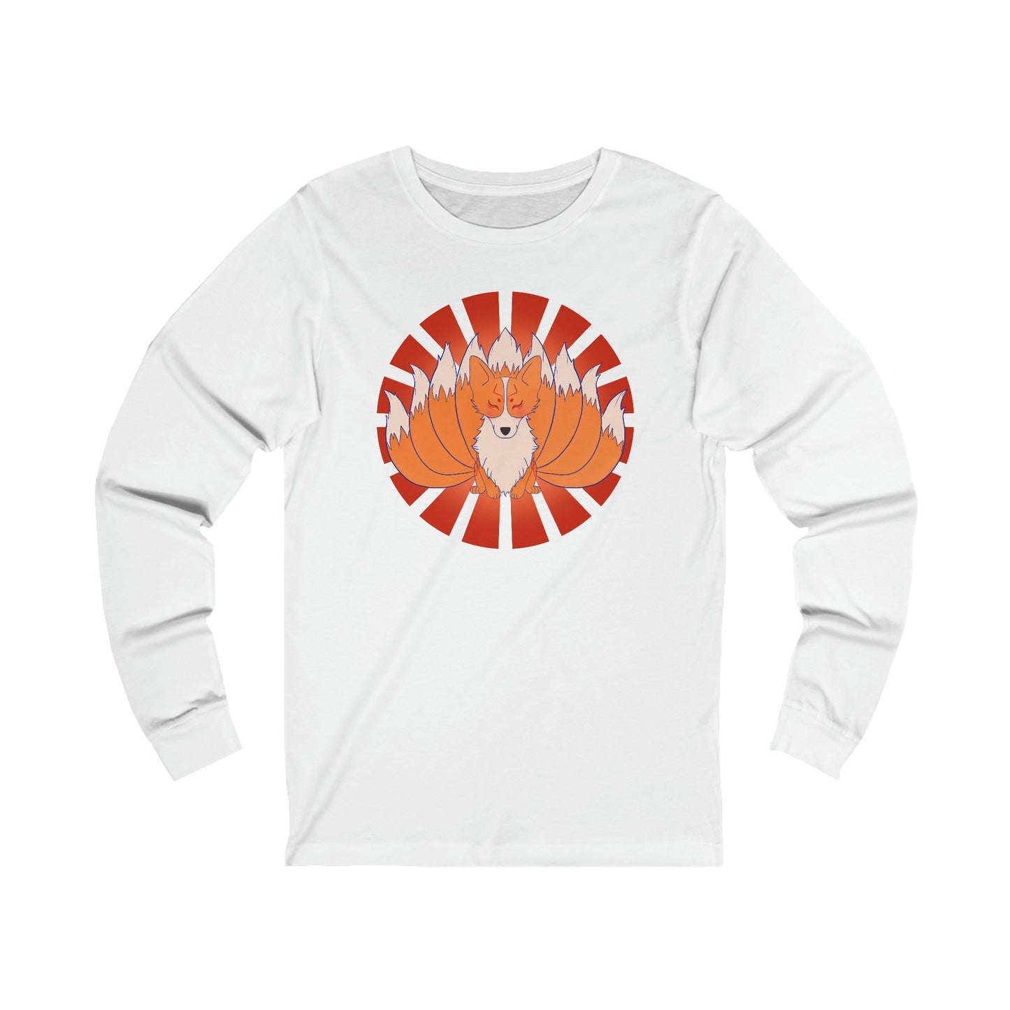 Long-sleeved shirt - Unisex - Nine Tailed Corgi