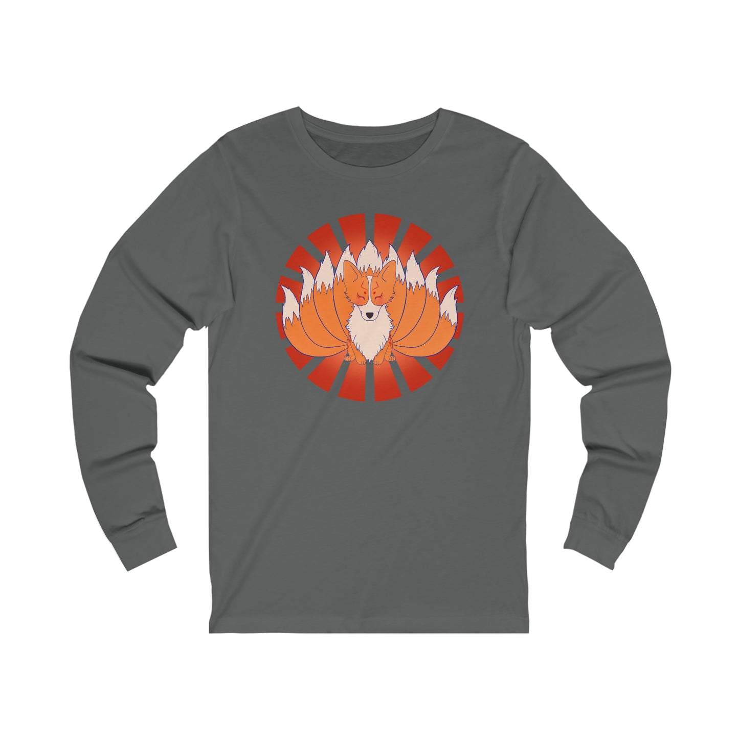 Long-sleeved shirt - Unisex - Nine Tailed Corgi
