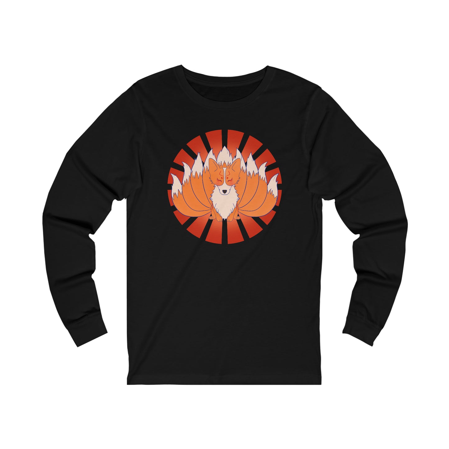 Long-sleeved shirt - Unisex - Nine Tailed Corgi