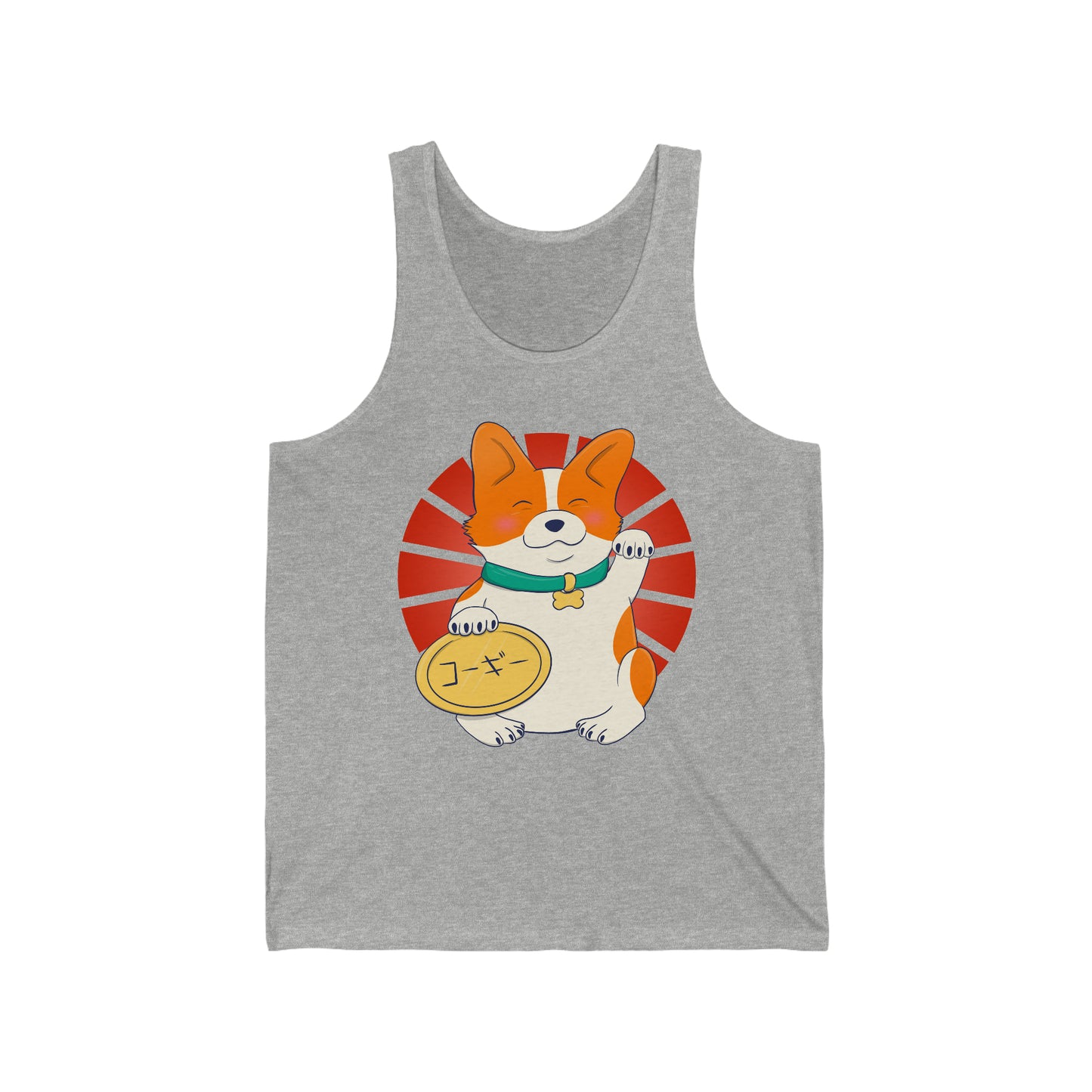 Tank top - Unisexe - Maneki corgi