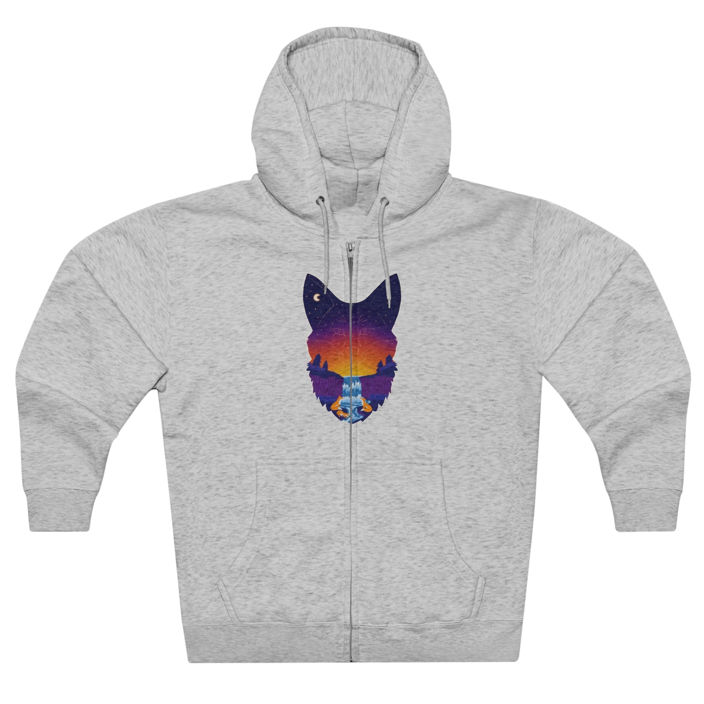 Full Zip Hoodie - Unisexe - Constellation renard