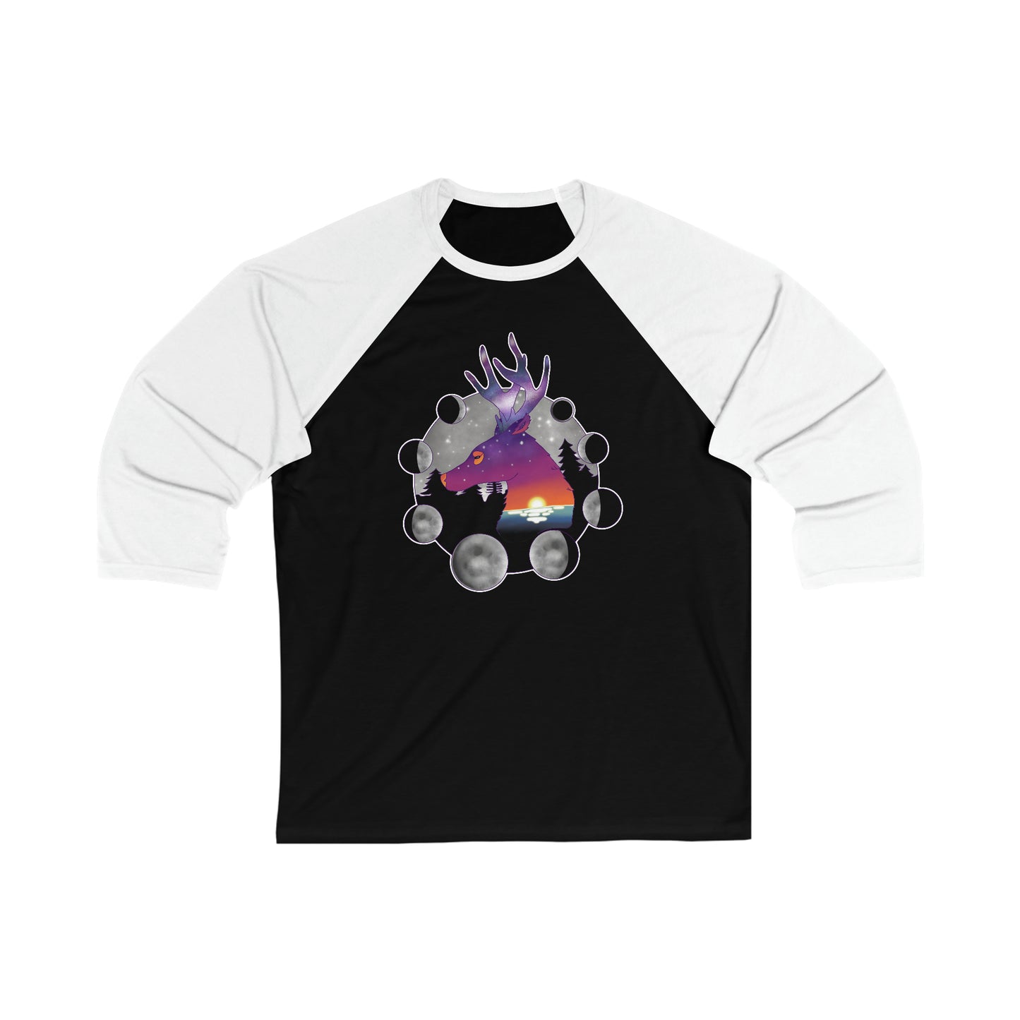 Baseball shirt - Unisex - Cosmic deer
