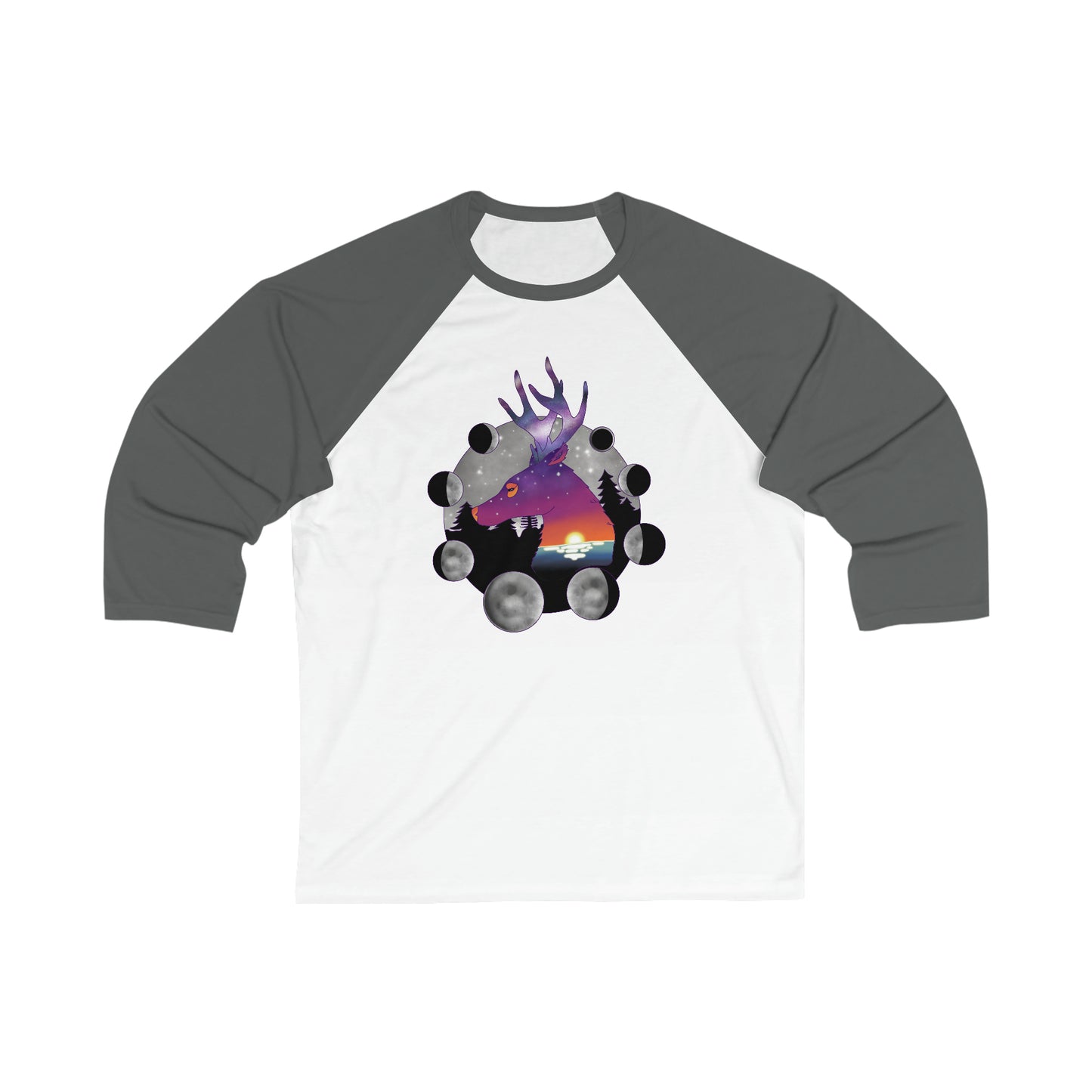 Baseball shirt - Unisex - Cosmic deer