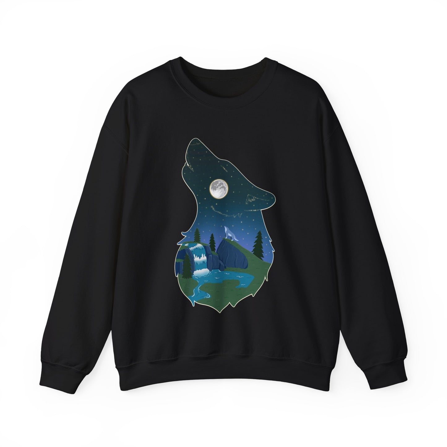 Crewneck - Unisex - Wolf constellation