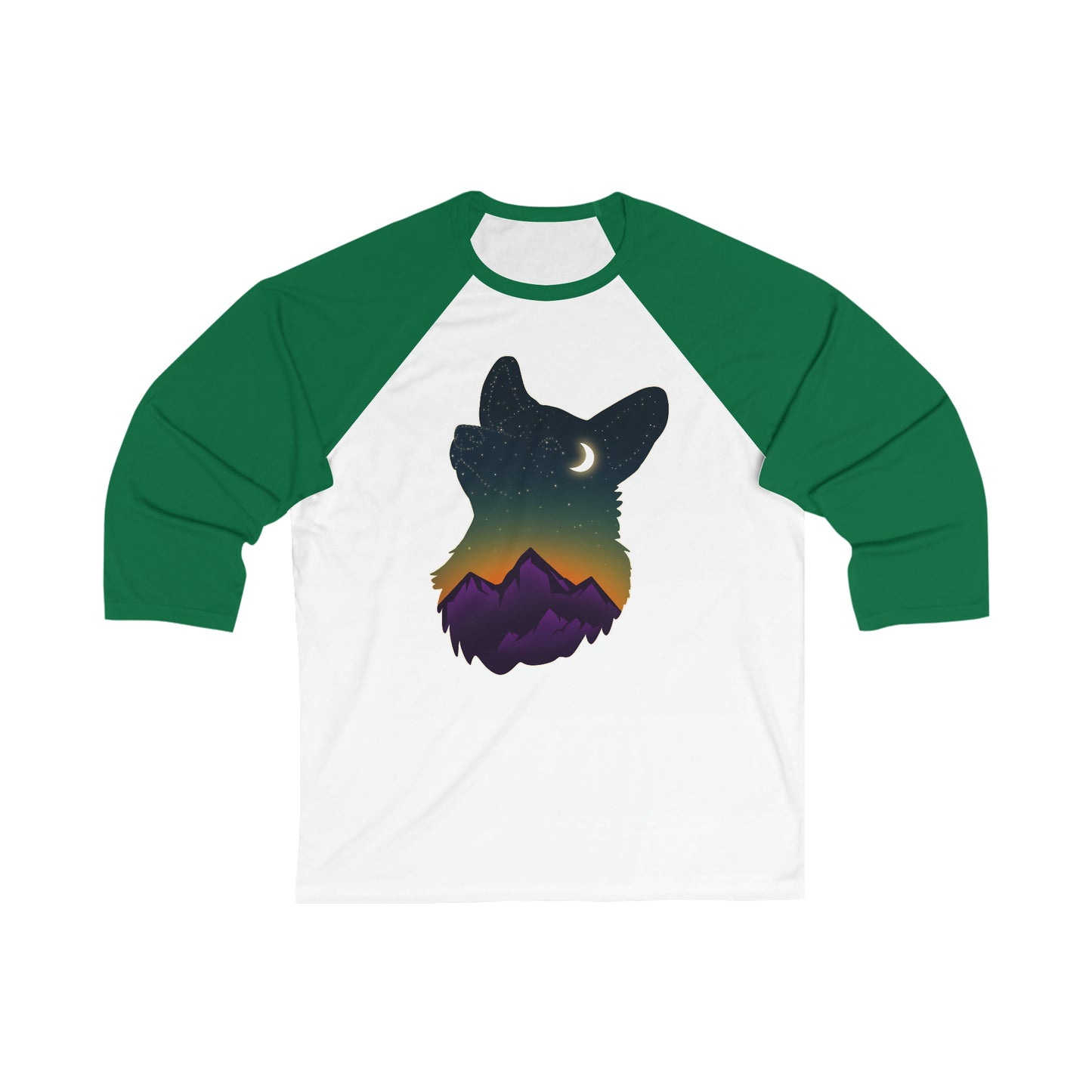 Baseball shirt - Unisex - Corgi constellation