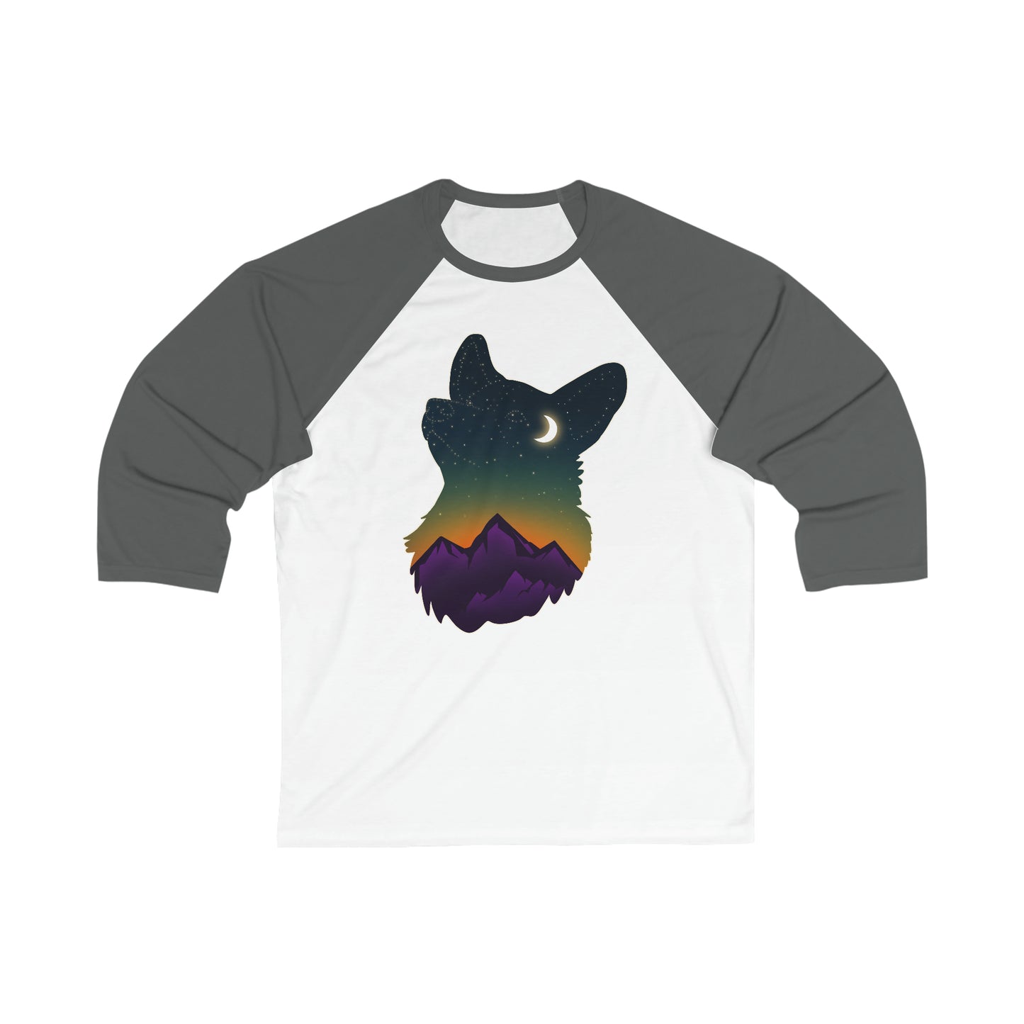 Baseball shirt - Unisex - Corgi constellation