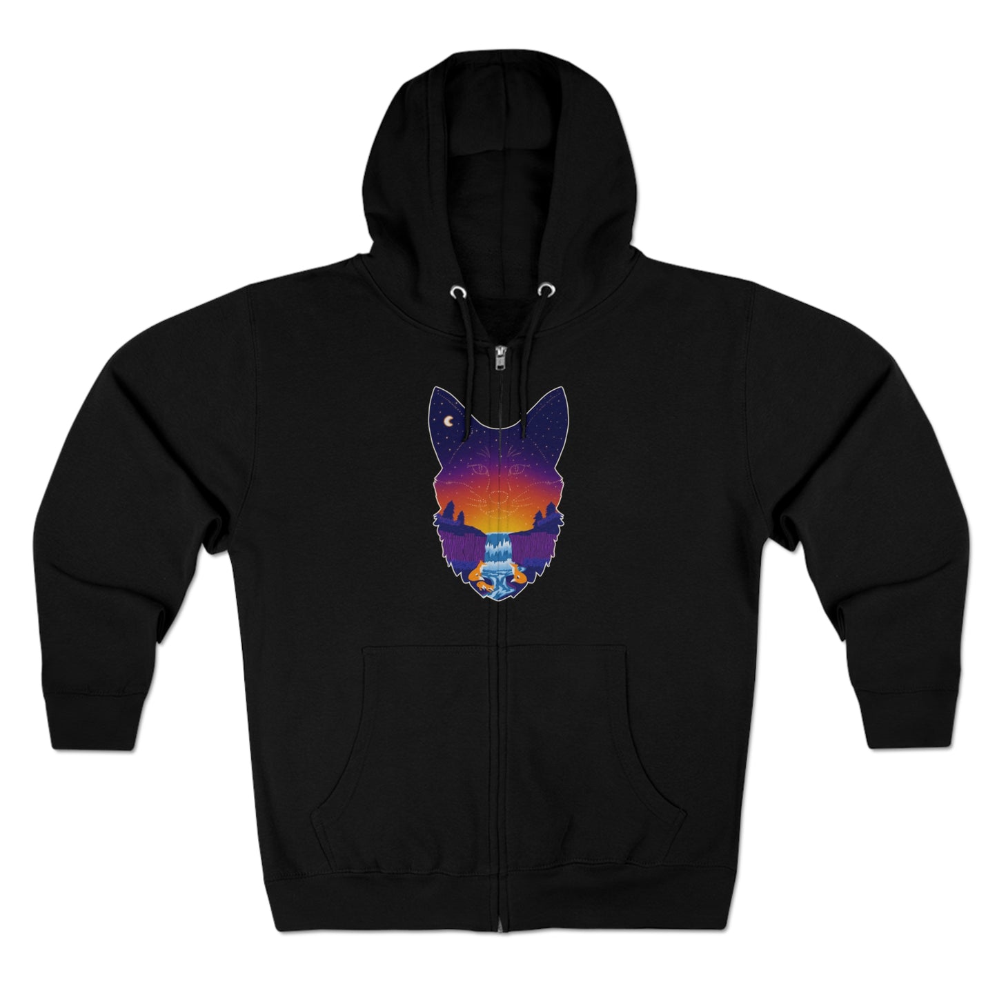 Full Zip Hoodie - Unisexe - Constellation renard