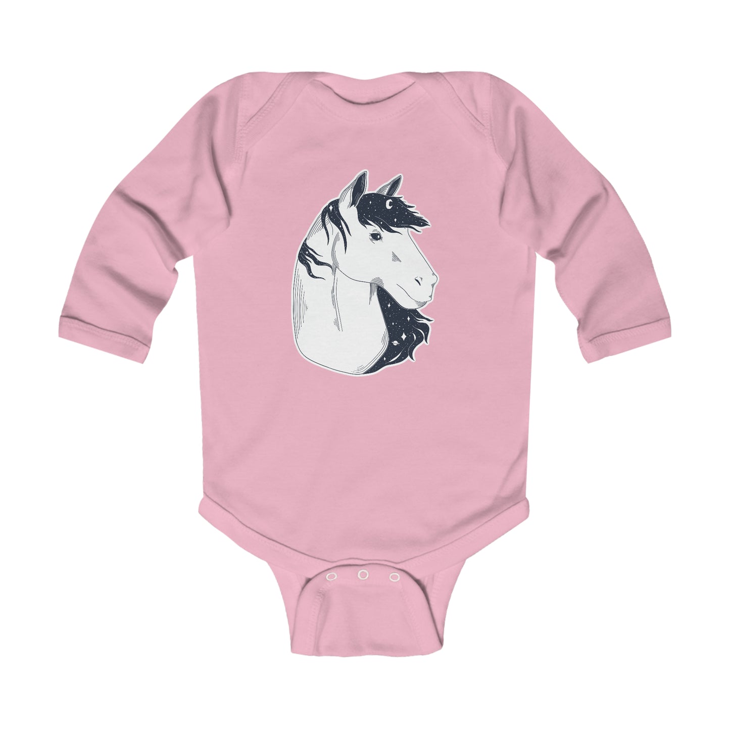 Long-sleeved onesie - Starry horse