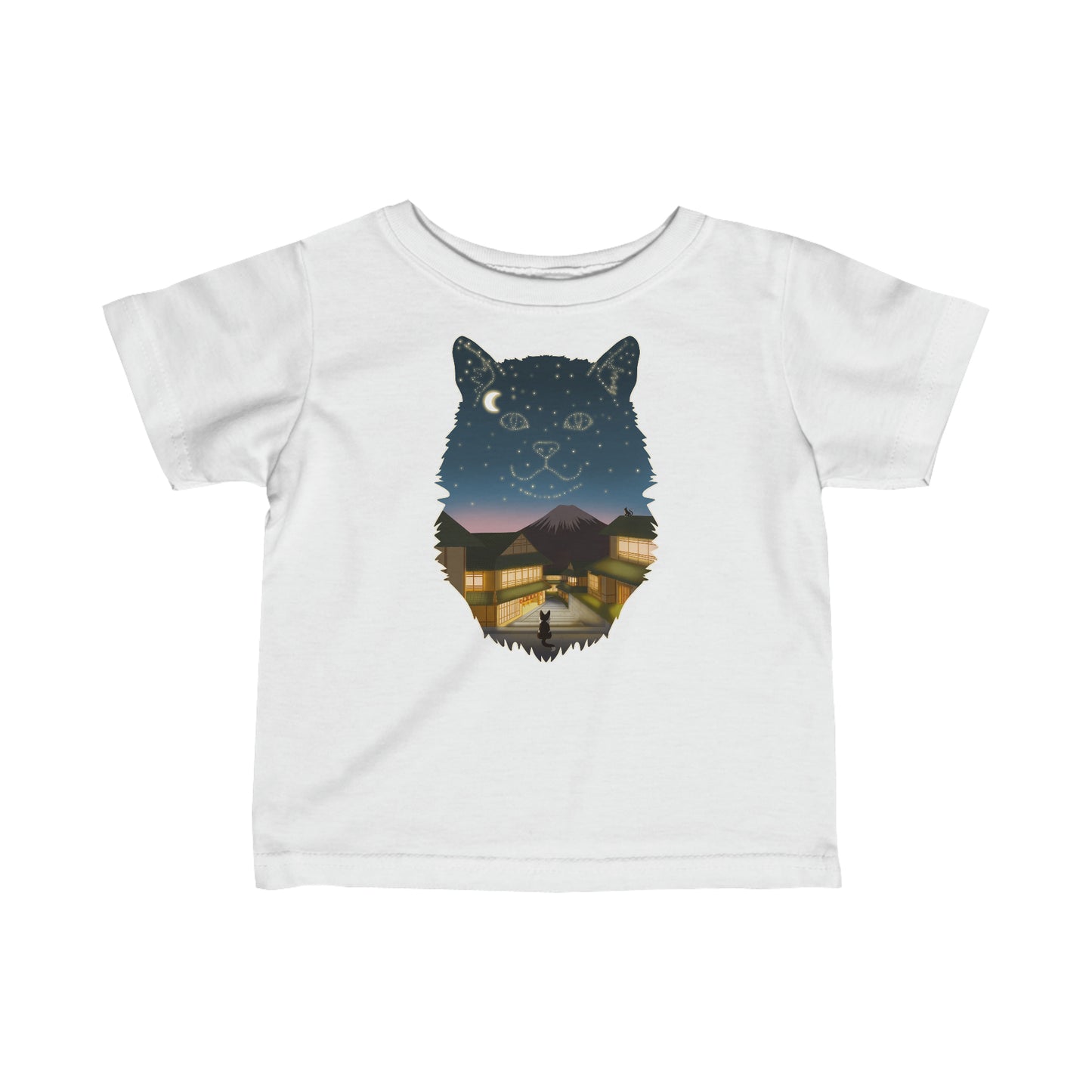 Baby's t-shirt - Cat constellation