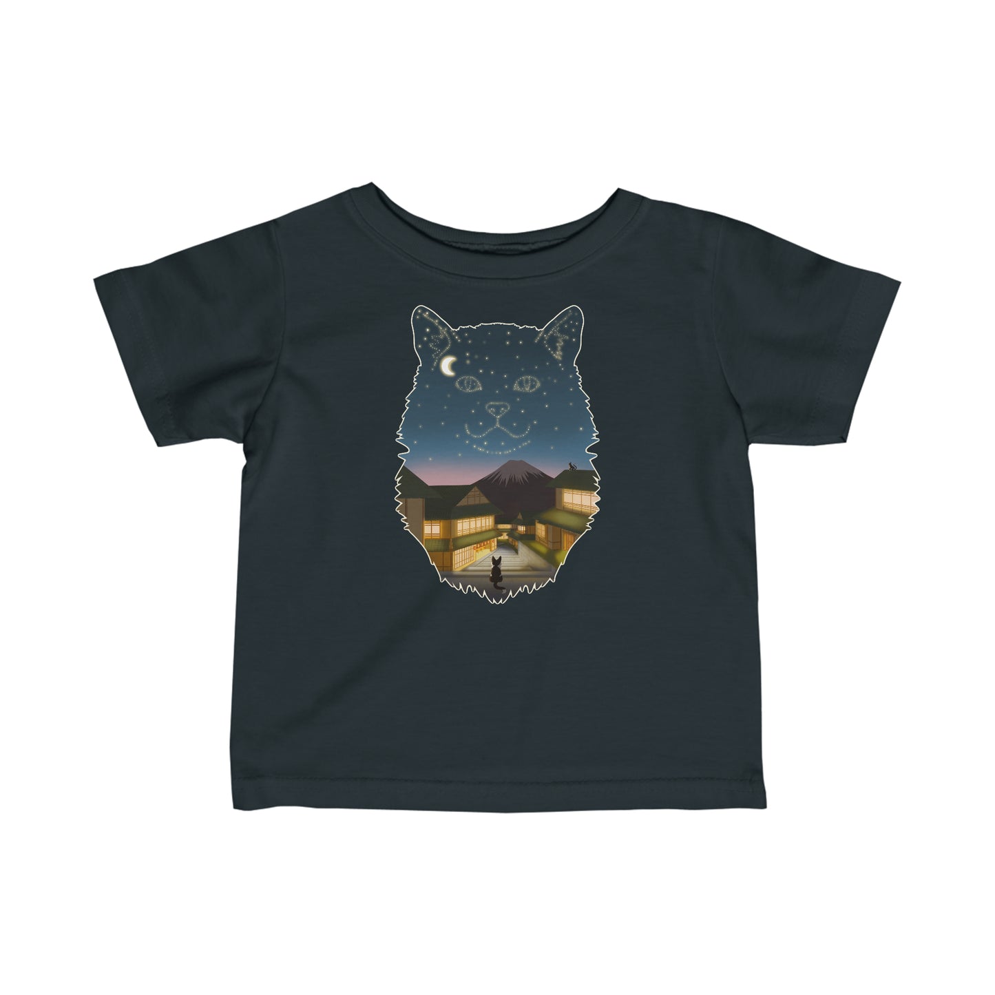 Baby's t-shirt - Cat constellation
