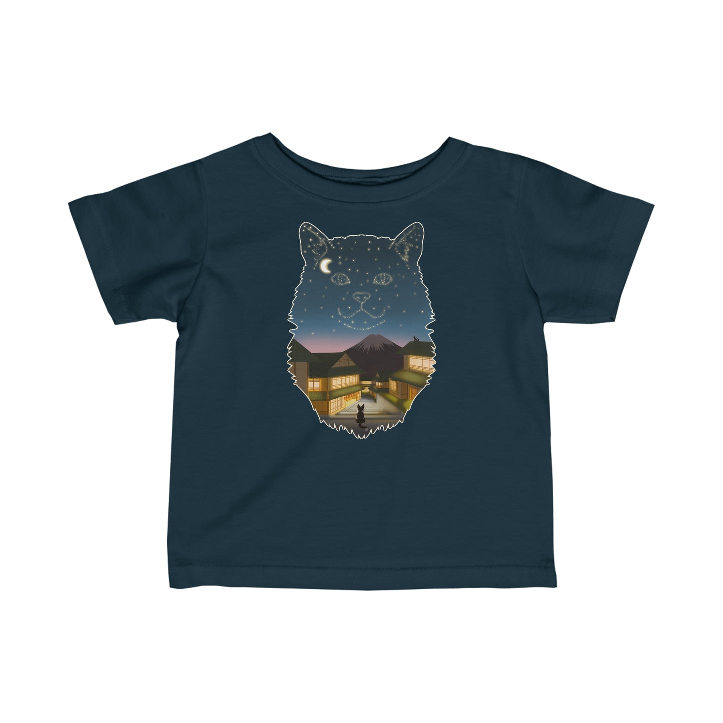 Baby's t-shirt - Cat constellation