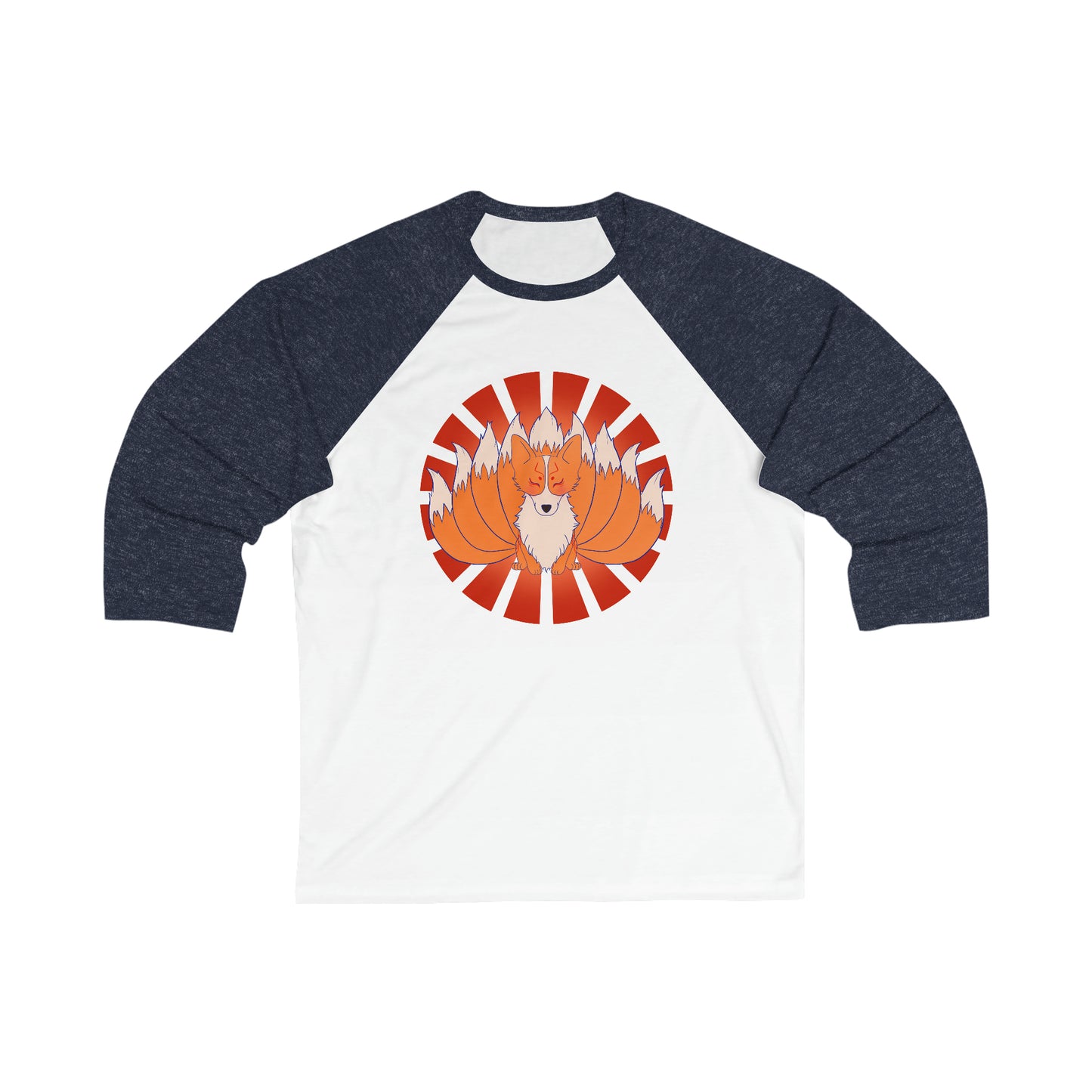 Baseball shirt - Unisex - Nine-tailed corgi