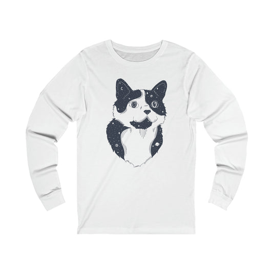 Long-sleeved sweater - Unisex - Starry cat