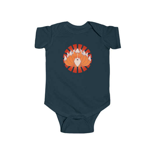 Short Sleeve Onesie - Nine-Tailed Corgi