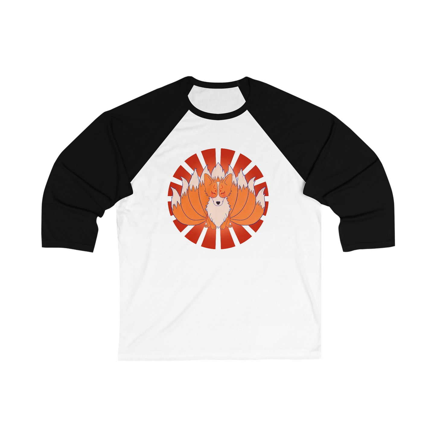 Baseball shirt - Unisex - Nine-tailed corgi