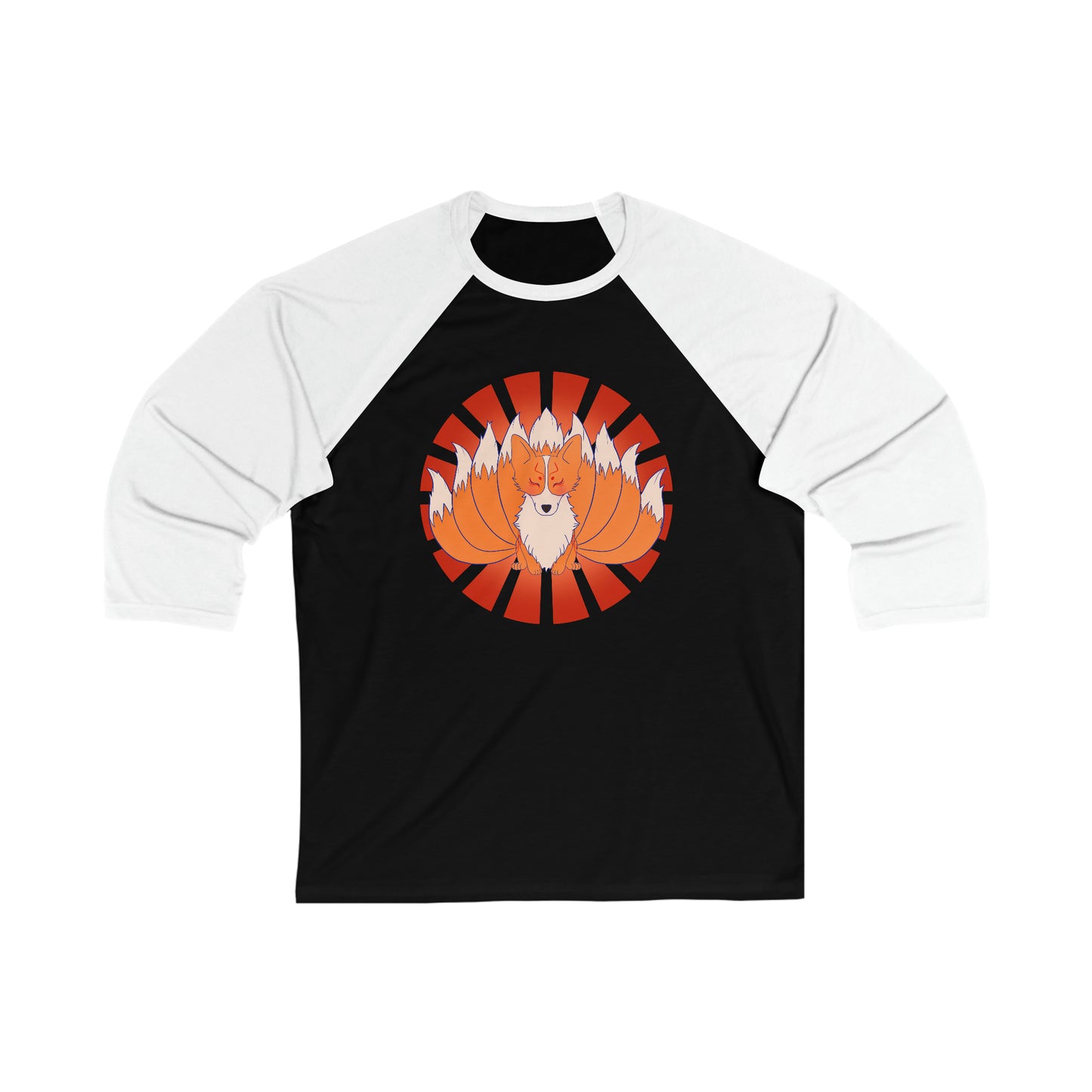 Baseball shirt - Unisex - Nine-tailed corgi