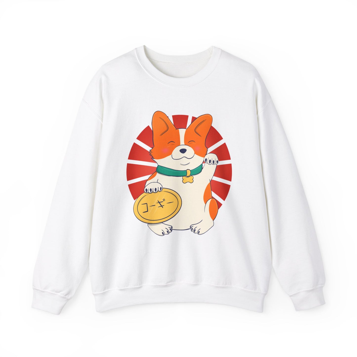 Crewneck - Unisex - Maneki corgi