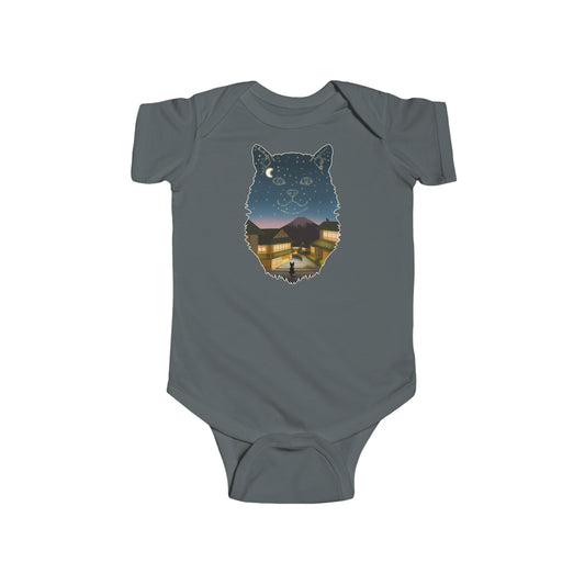Short-sleeved onesie - Cat Constellation