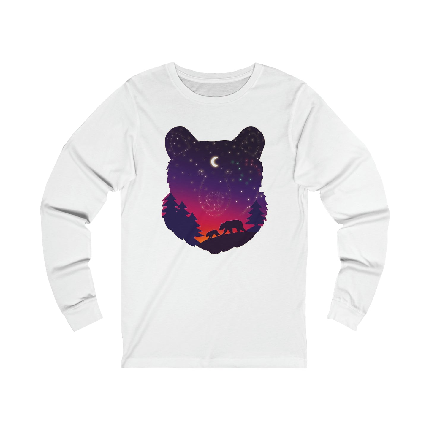 Long-sleeved shirt - Unisex - Bear constellation