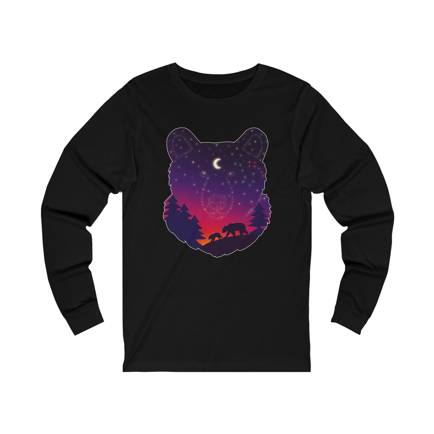 Long-sleeved shirt - Unisex - Bear constellation