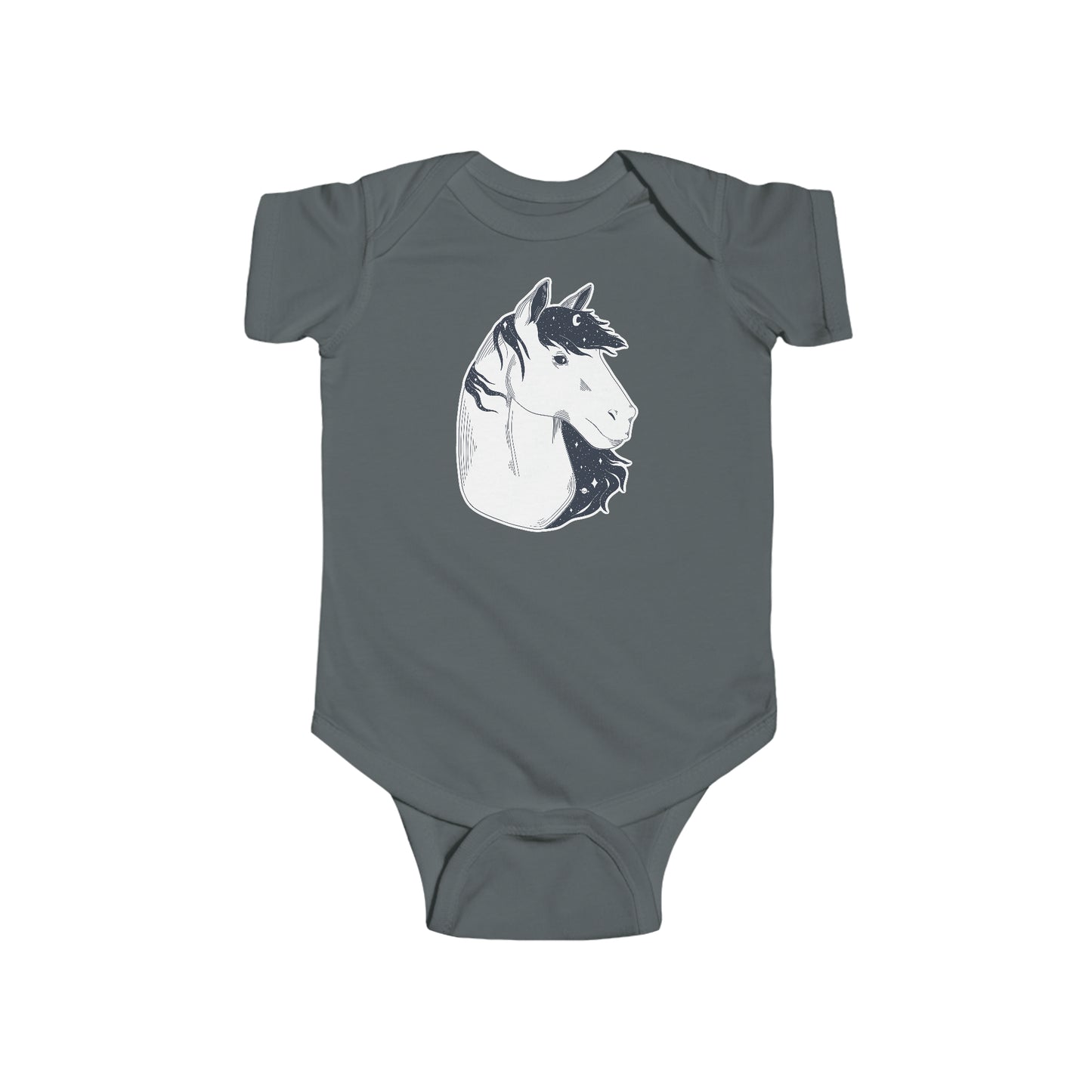 Short-sleeved onesie - Starry horse