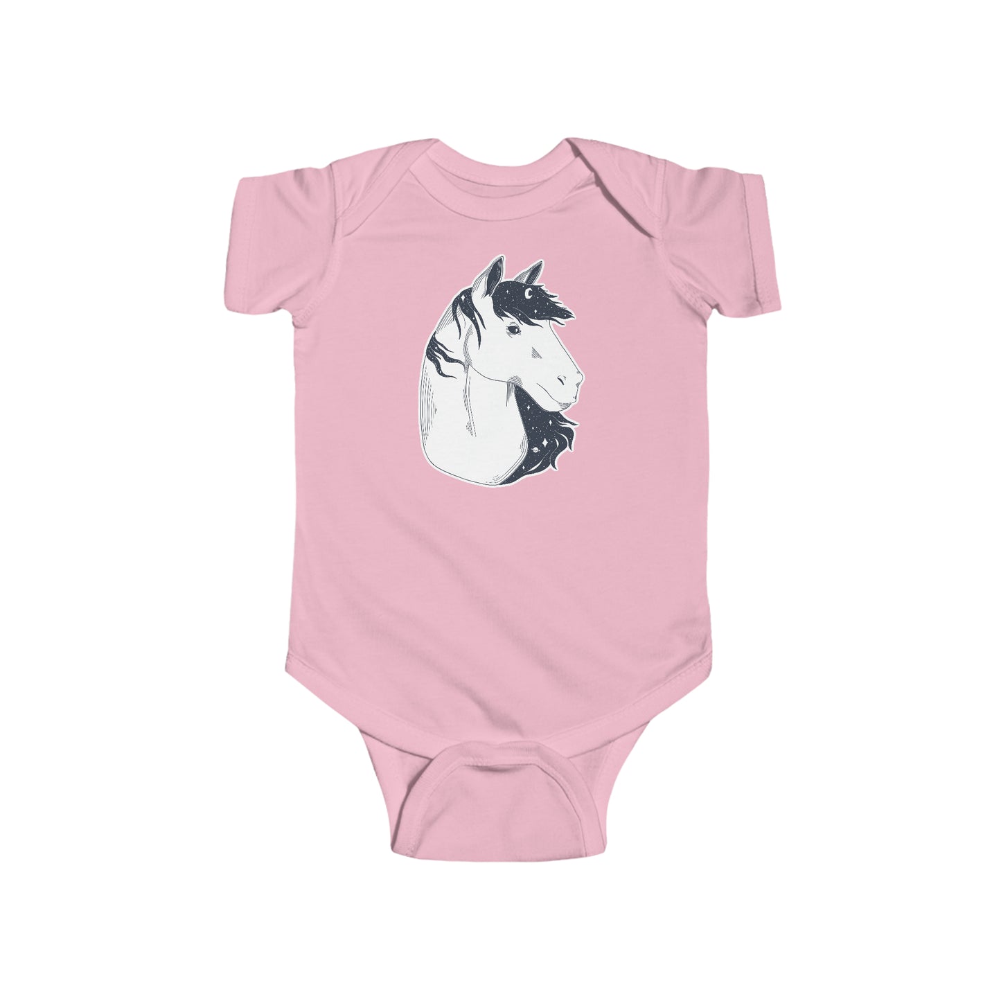 Short-sleeved onesie - Starry horse