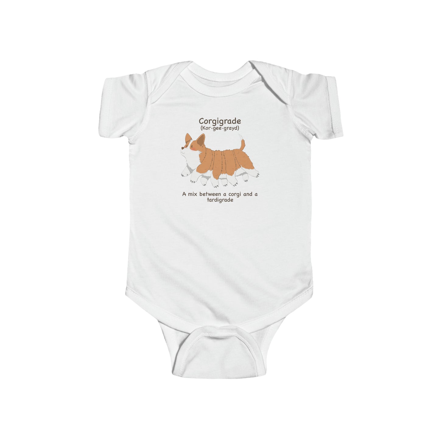 Short-sleeved onesie - Corgigrade