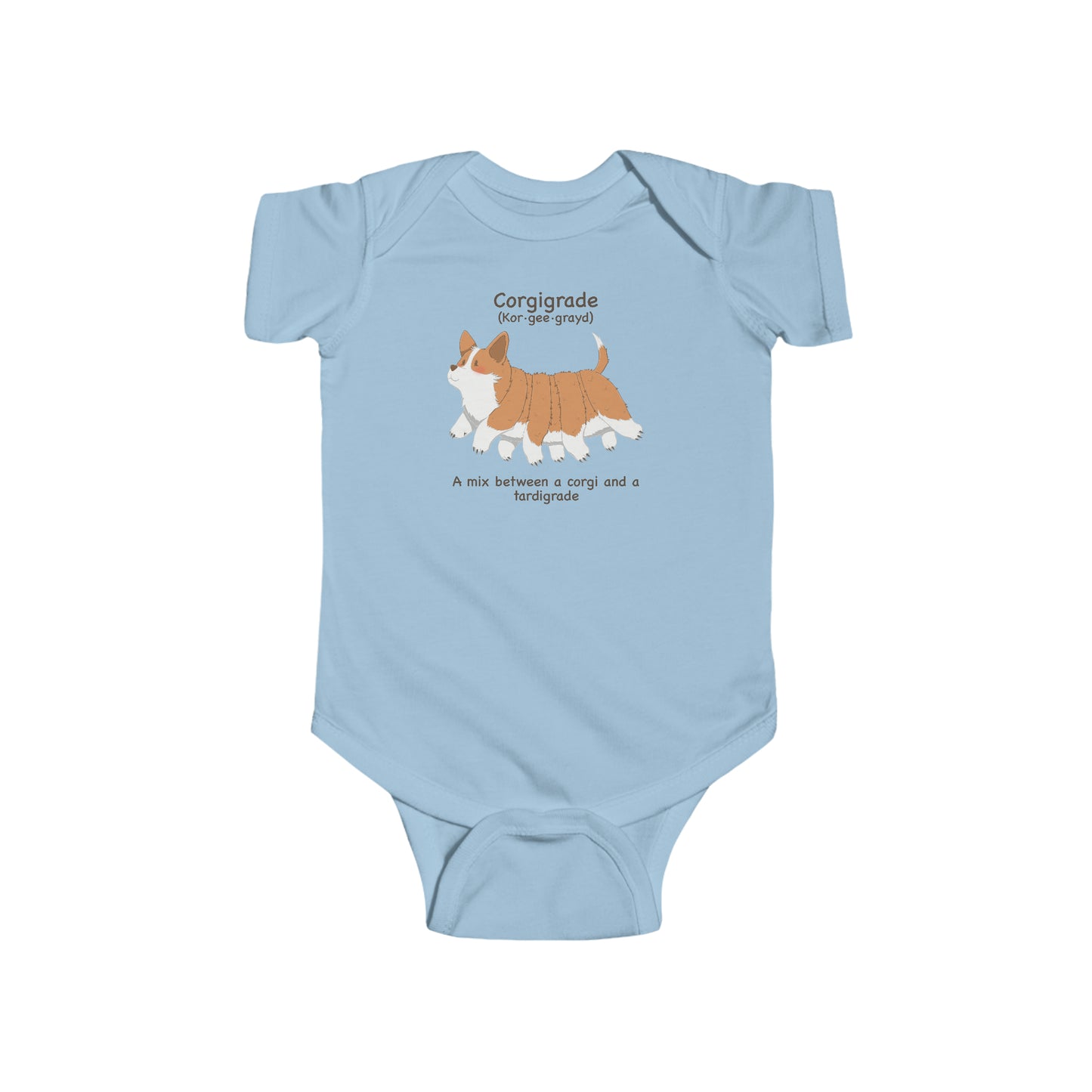 Short-sleeved onesie - Corgigrade