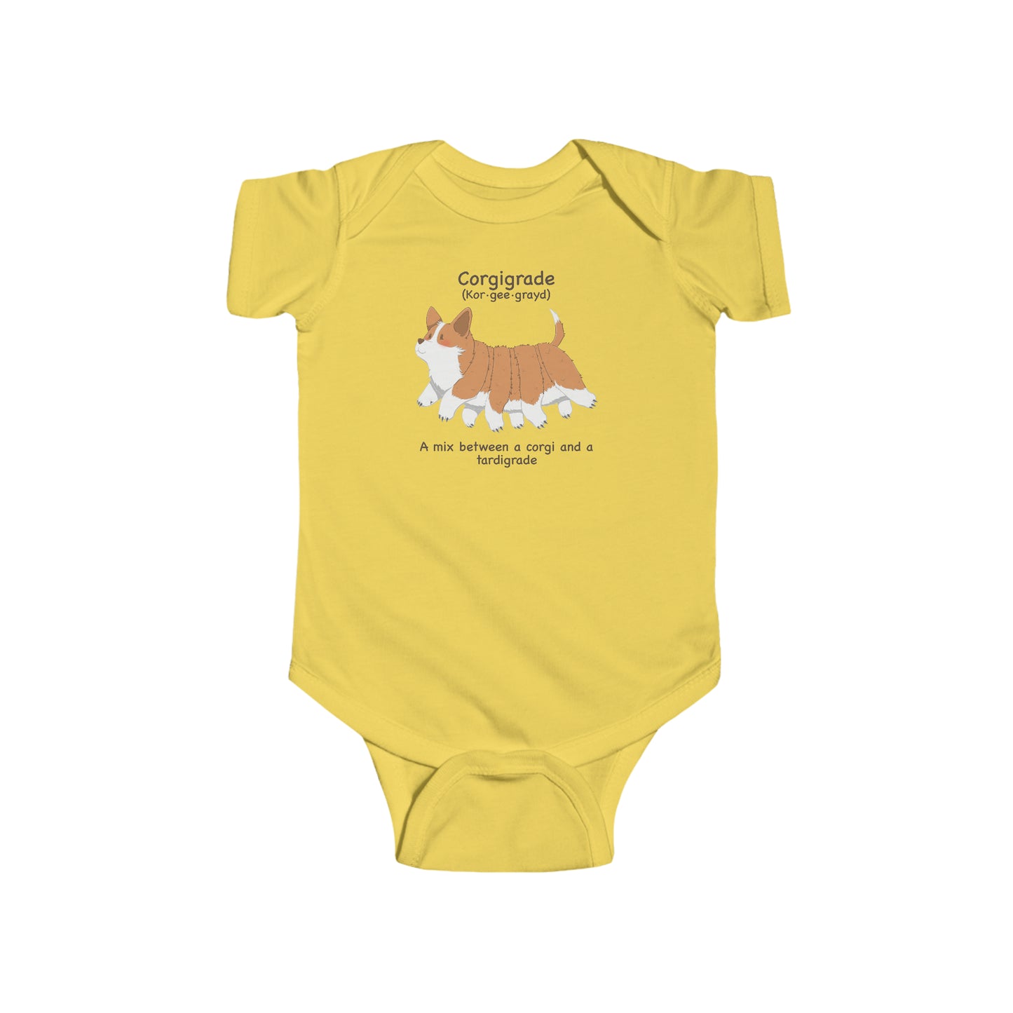 Short-sleeved onesie - Corgigrade