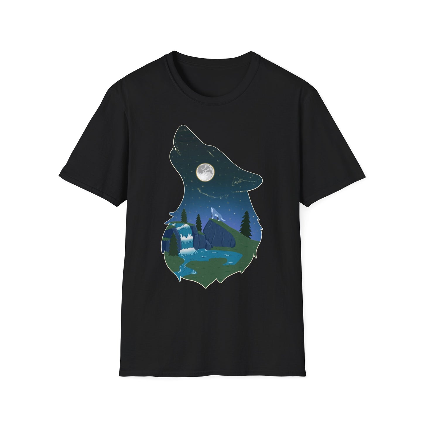 T-shirt - Unisex - Wolf Constellation