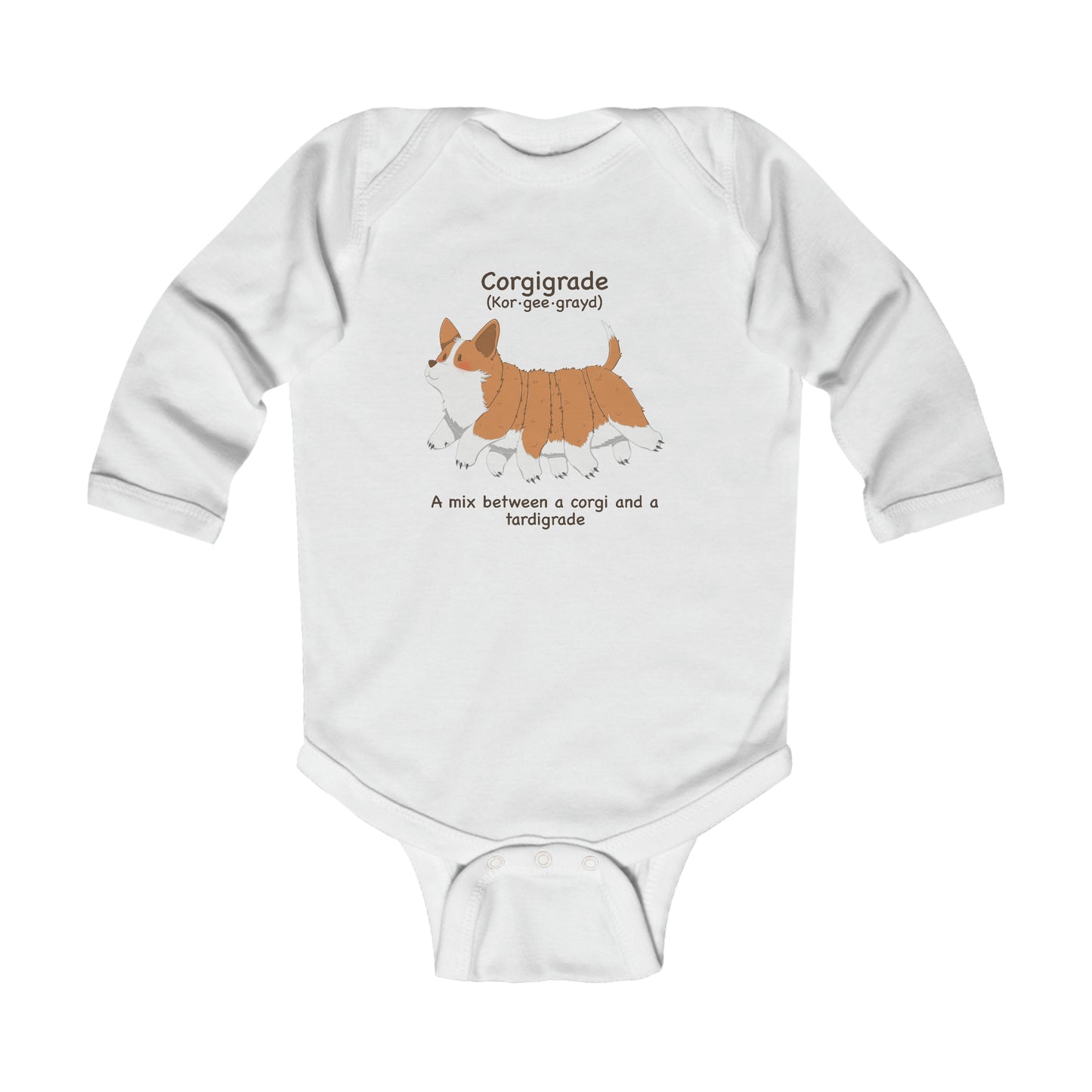 Long-sleeved onesie - Corgigrade