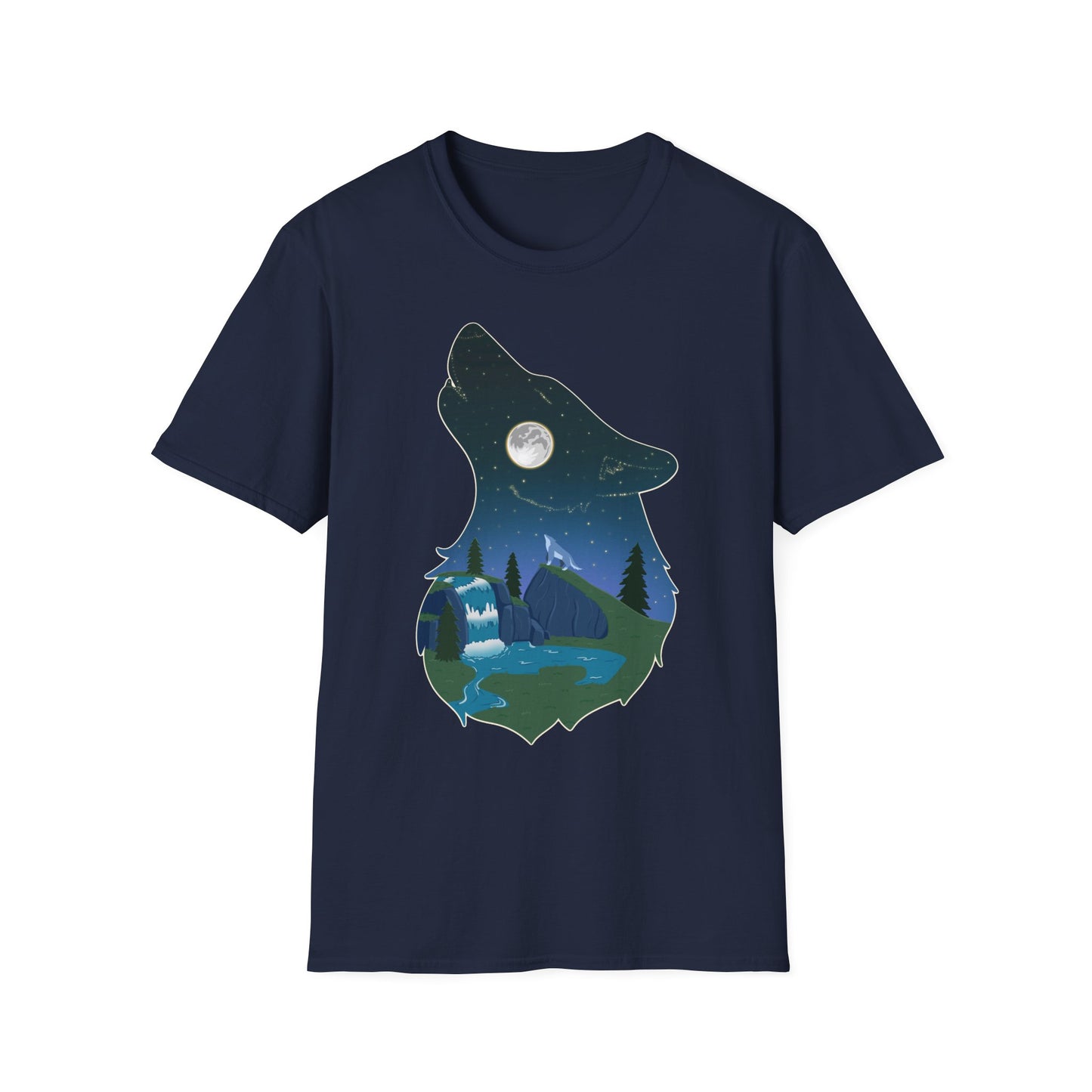 T-shirt - Unisex - Wolf Constellation