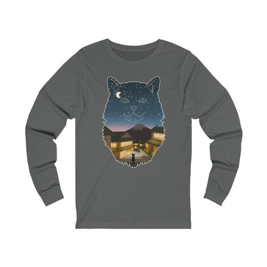 Long-sleeved shirt - Unisex - cat constellation