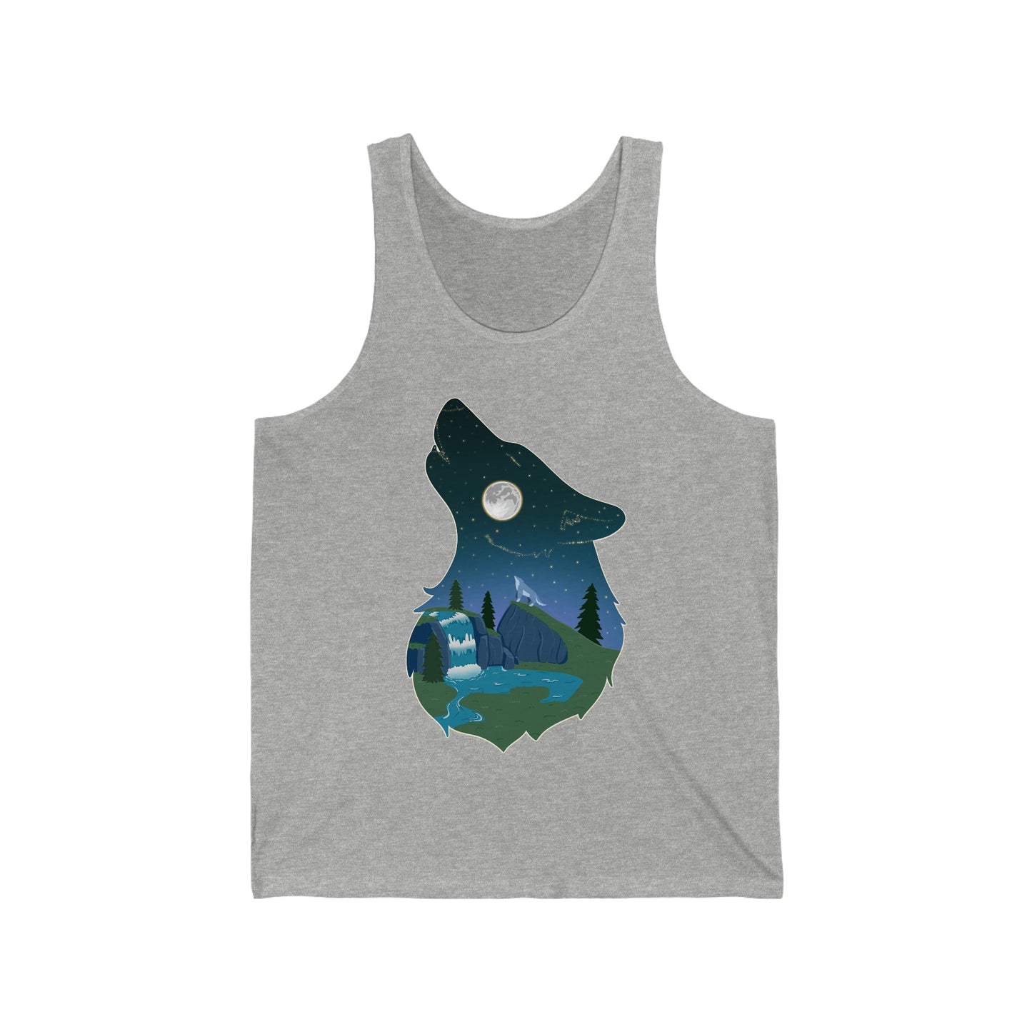 Tank top - Unisex - Wolf constellation