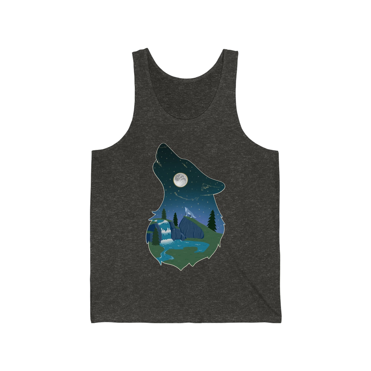 Tank top - Unisex - Wolf constellation