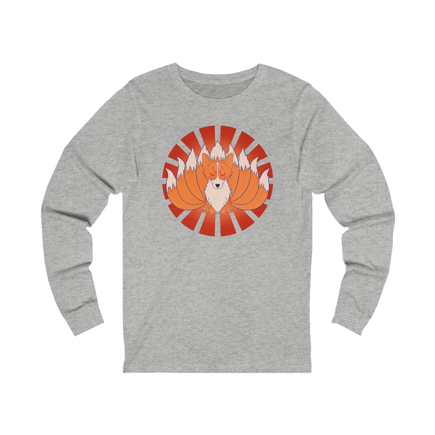 Long-sleeved shirt - Unisex - Nine Tailed Corgi