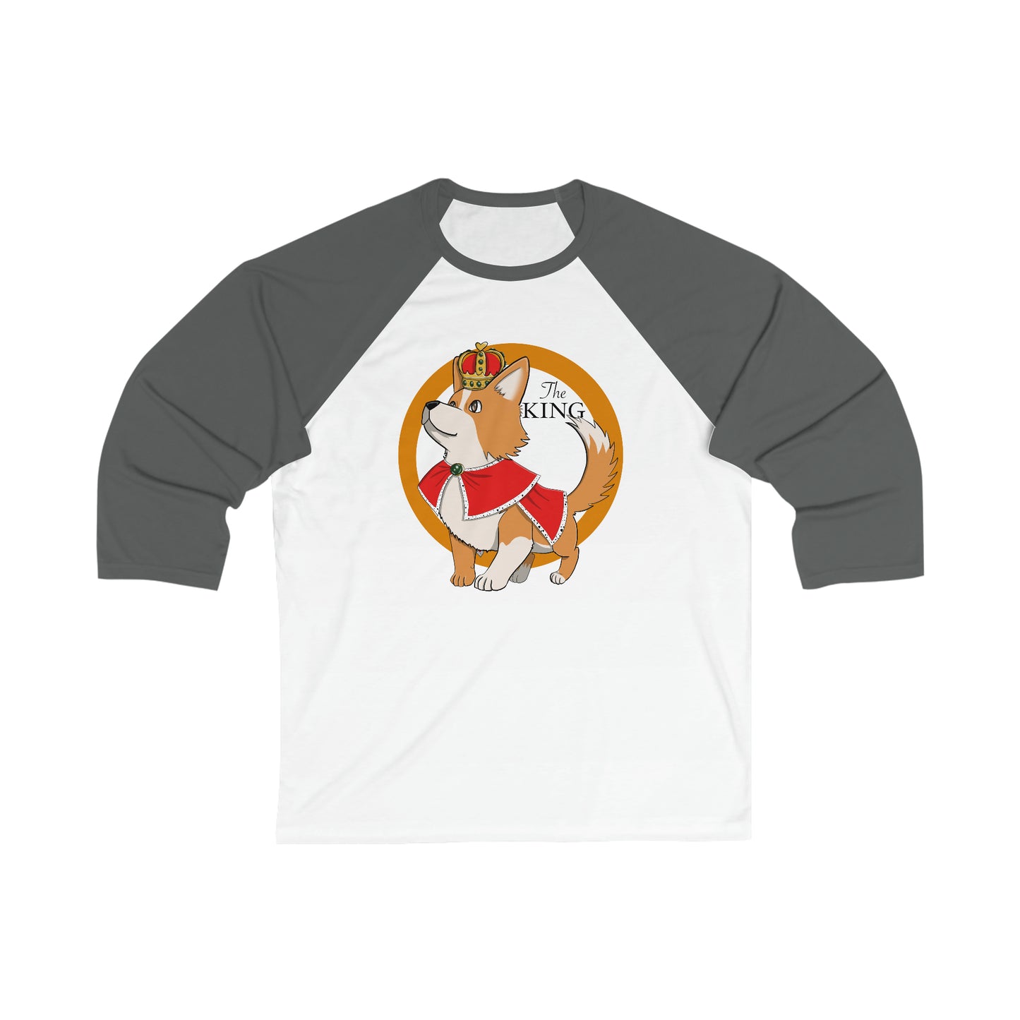 Baseball shirt - Unisex - King corgi