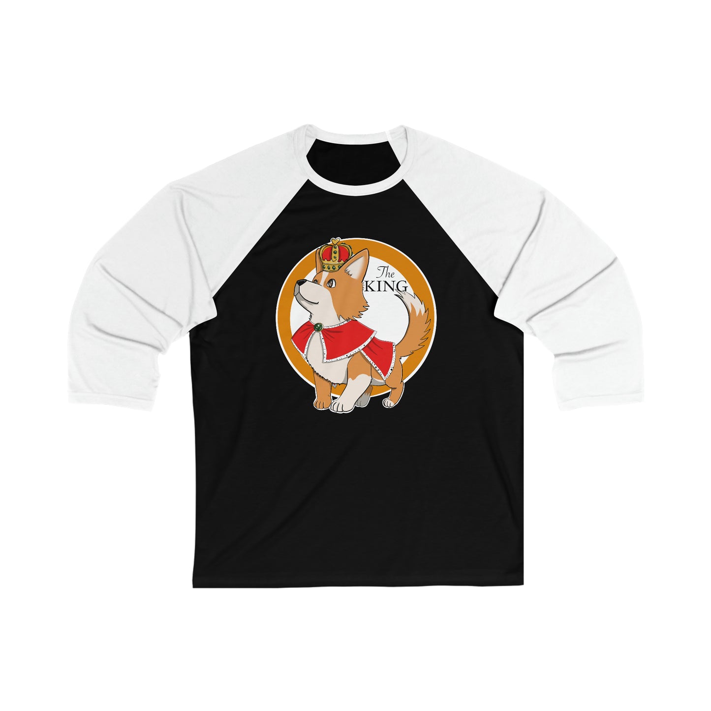 Baseball shirt - Unisex - King corgi